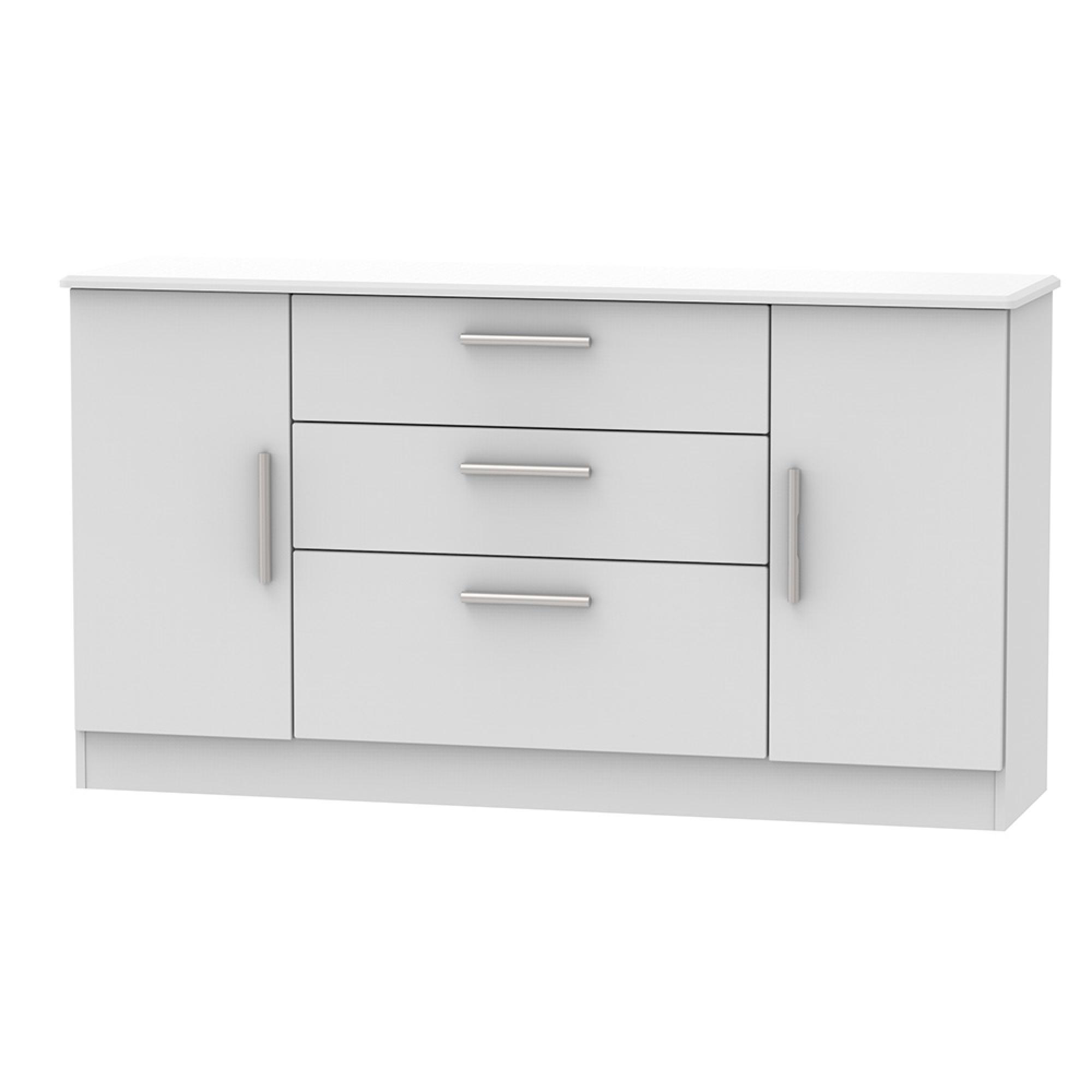 Knightsbridge Sideboard - Wide - 2 Doors - Grey
