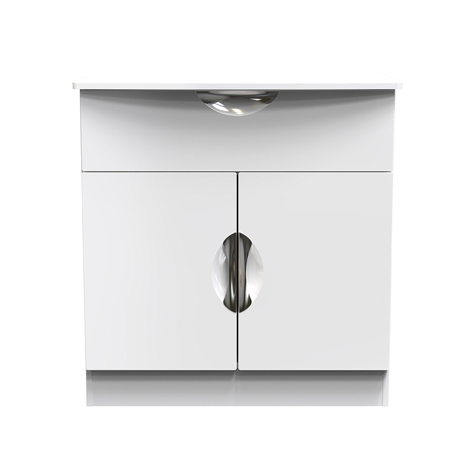 Camden Sideboard - Compact - 2 Doors - White Gloss