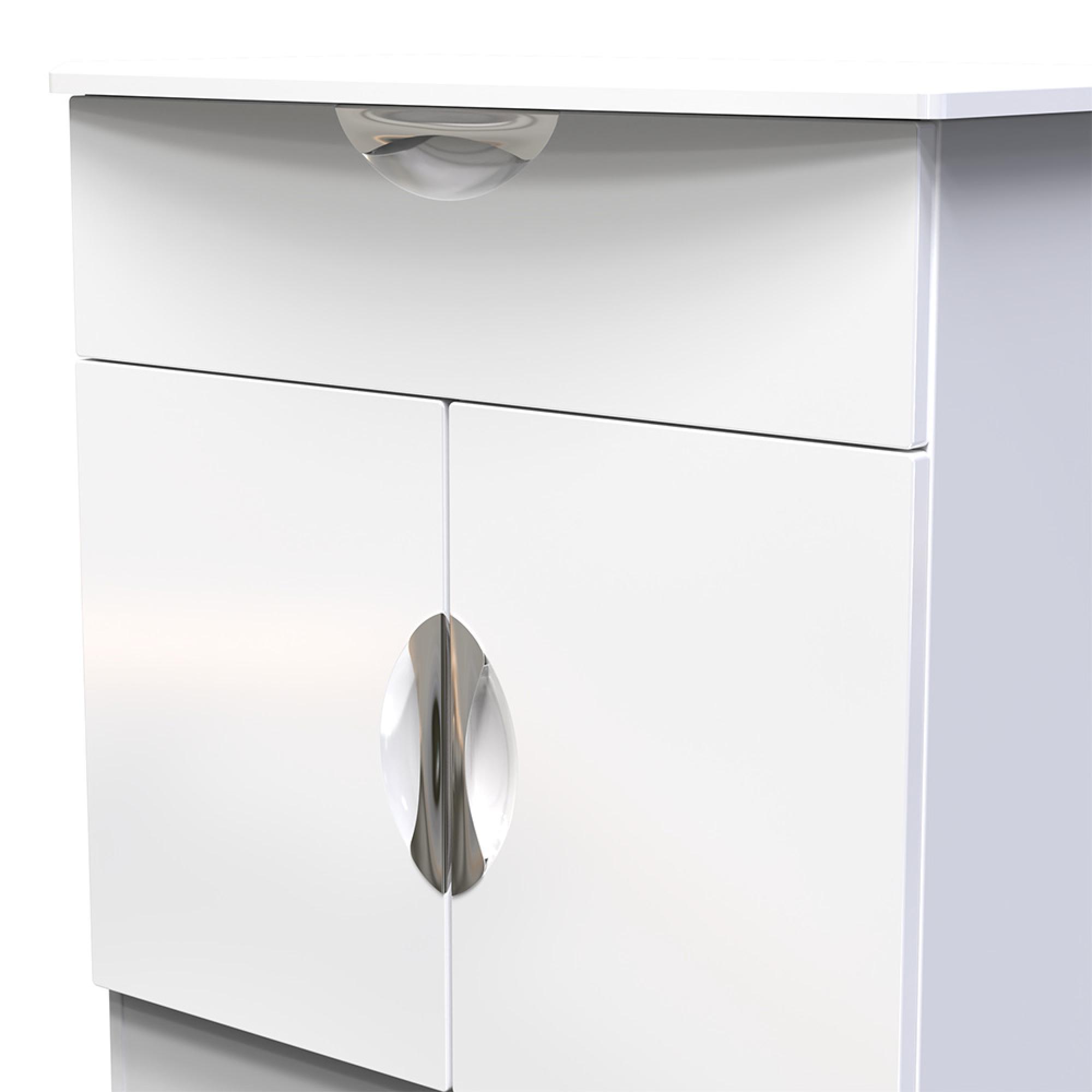 Camden Sideboard - Compact - 2 Doors - White Gloss