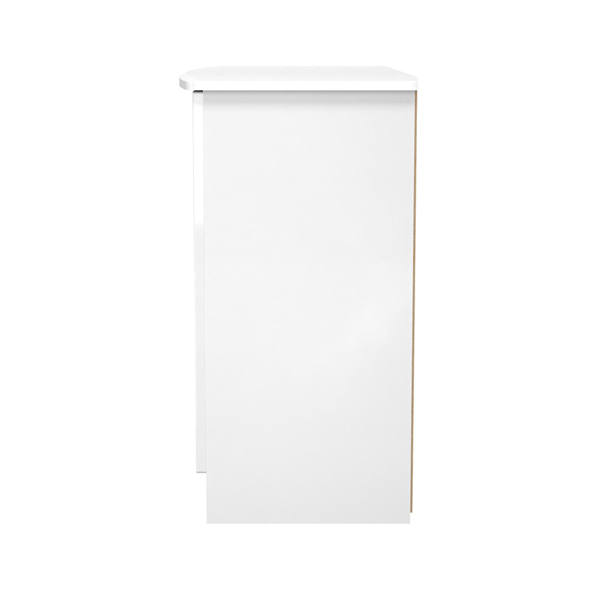 Camden Sideboard - Small - 3 Doors - White Gloss