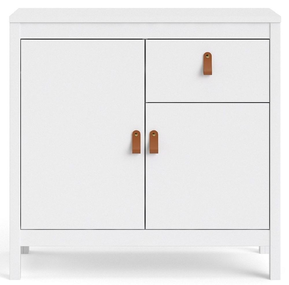 Barcelona White 2 Door Small Sideboard