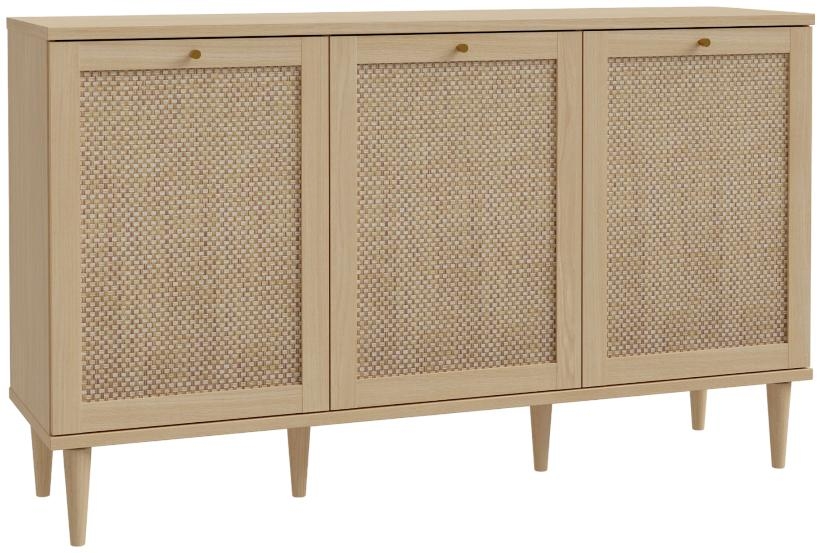 Calasetta Sideboard - 3 Door - Medium - Rattan