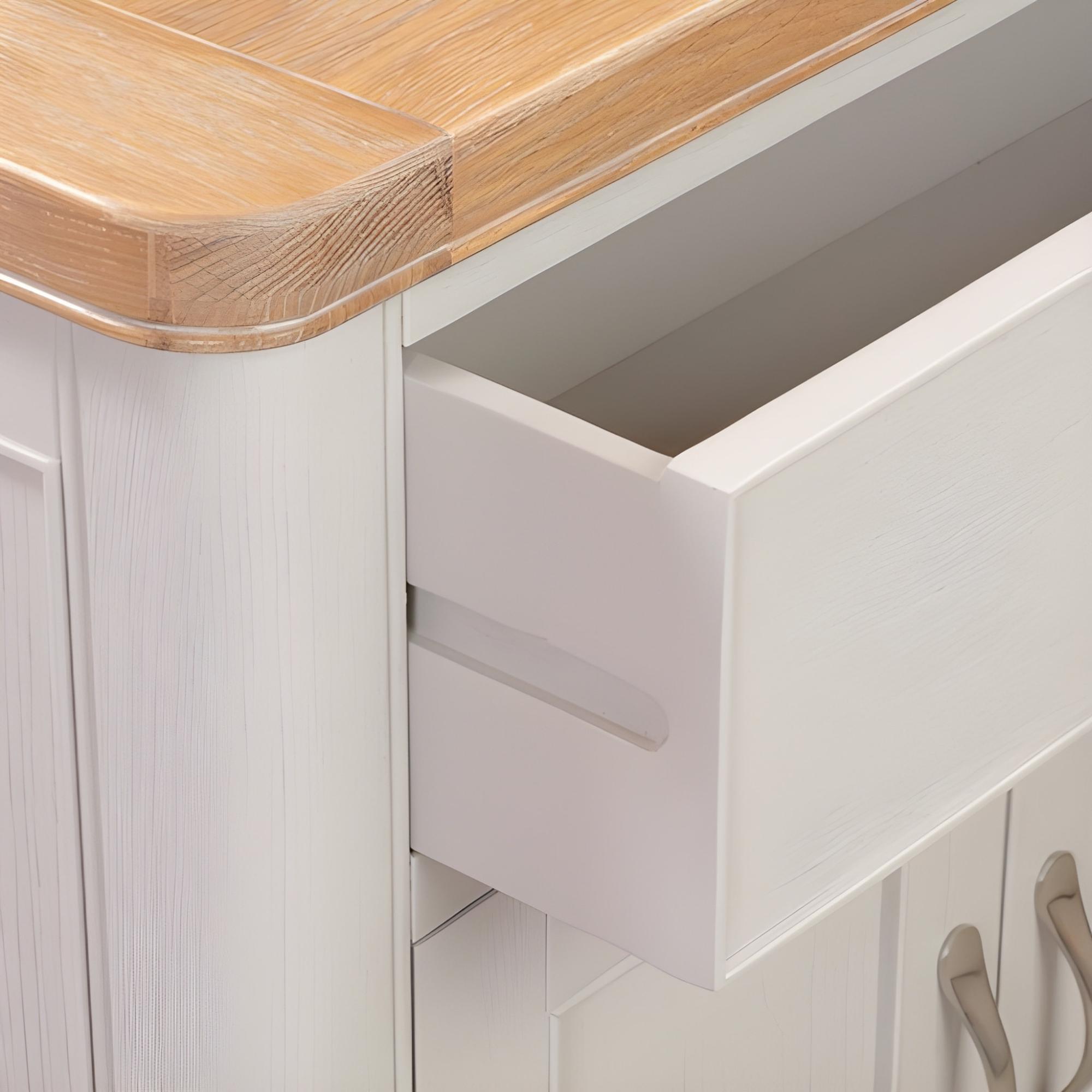Clarion Sideboard - 2 Door - Small - 106cm - Oak and Grey