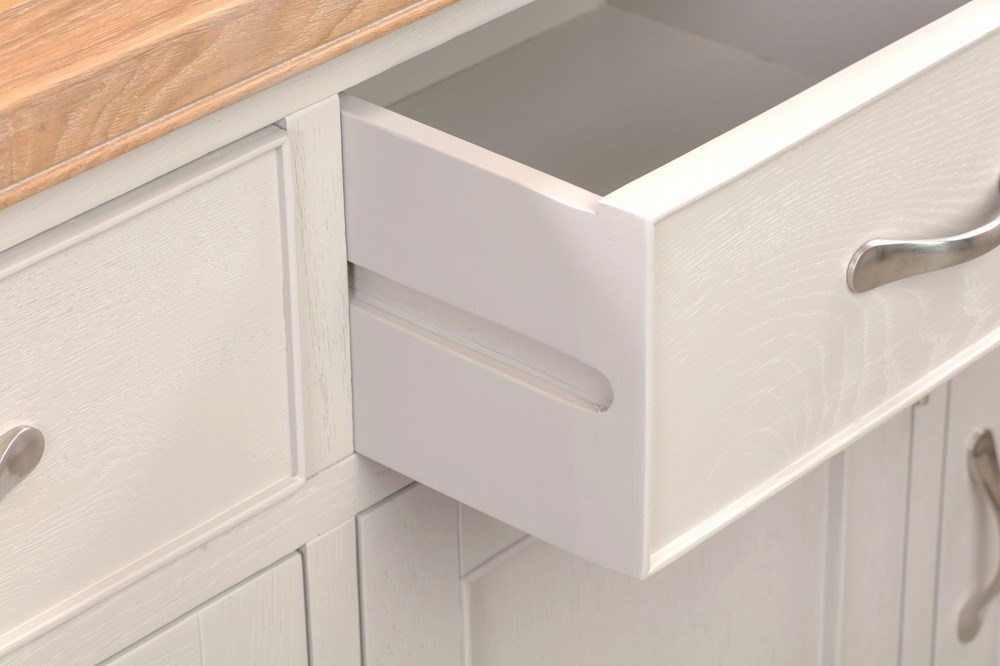 Clarion Sideboard - 3 Door - Medium - 150cm - Oak and Grey