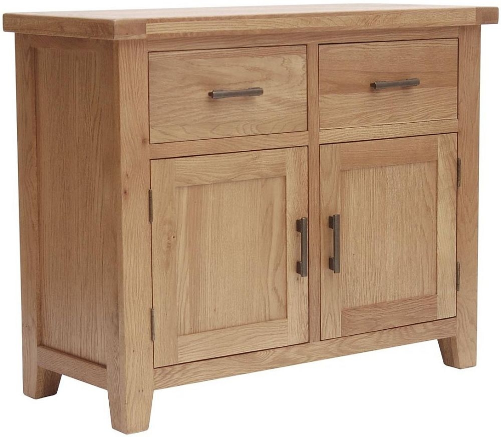 Hampshire Oak Sideboard - 2 Door - Small - 105cm