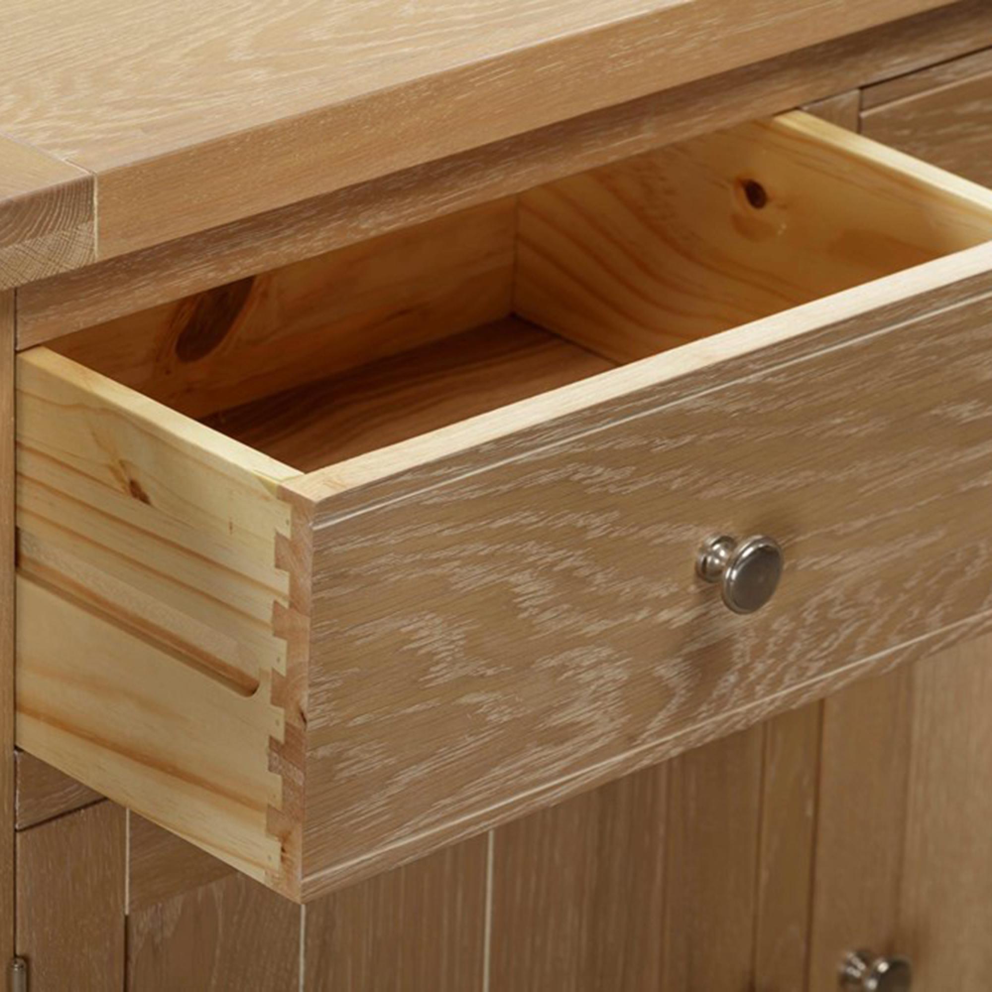 Hayley Sideboard - 2 Door - Small - 96cm - Oak