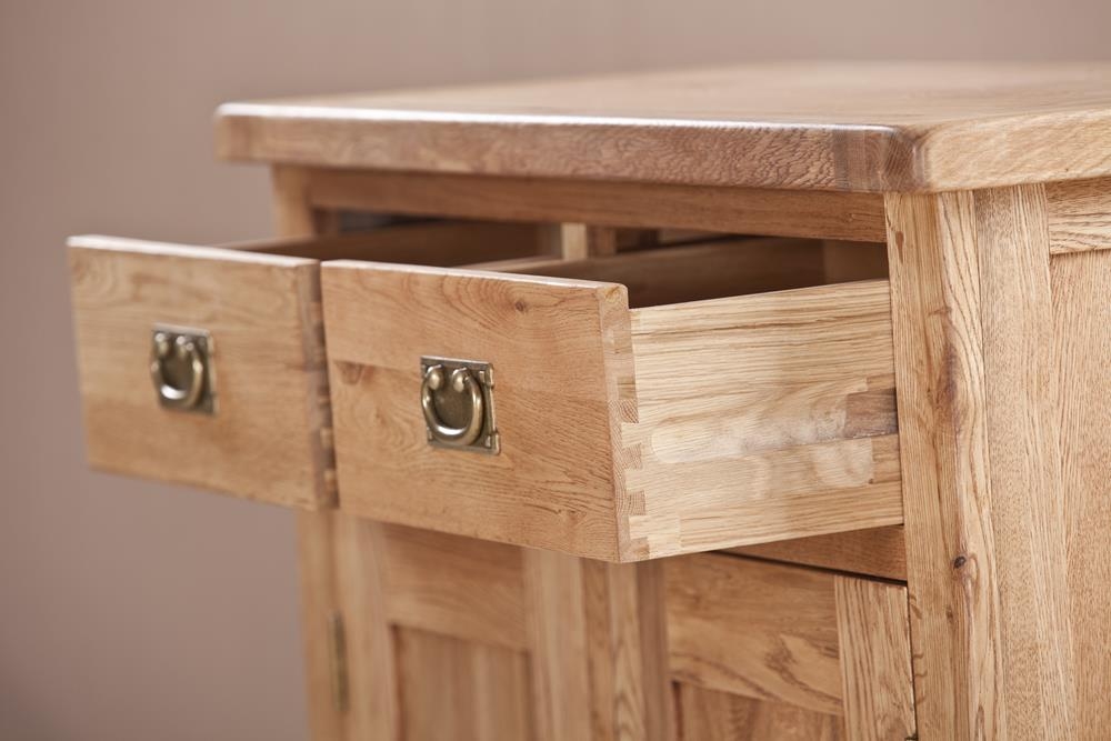 Kent Sideboard - 2 Door - 2 Drawer - Small - Oak