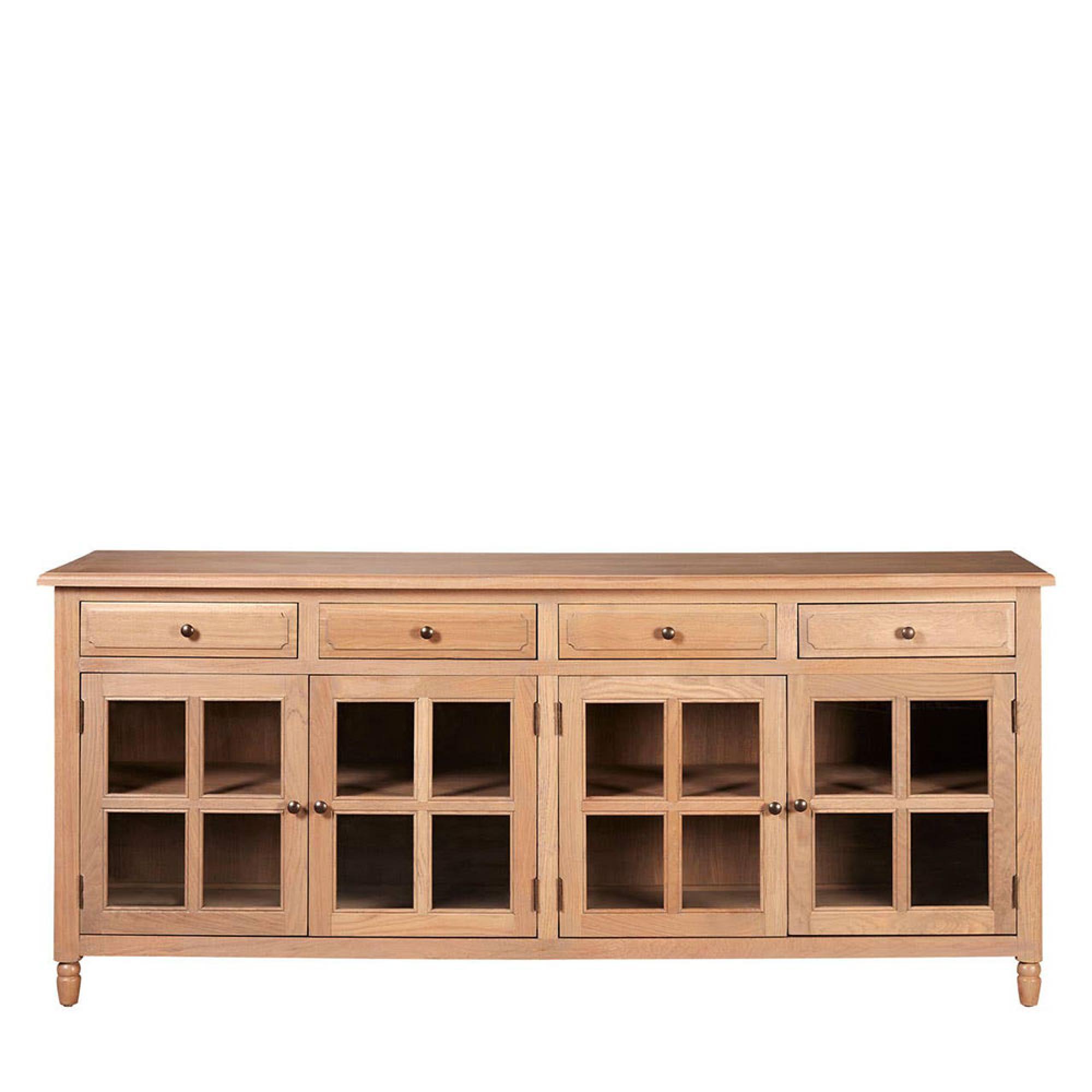 Lyon Sideboard - Extra Large - 4 Door - Oak - 200cm