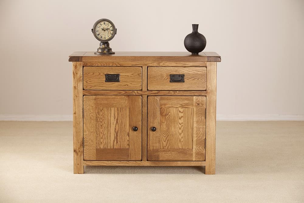 Originals Sideboard - 2 Door - 2 Drawer - Small - Rustic Oak
