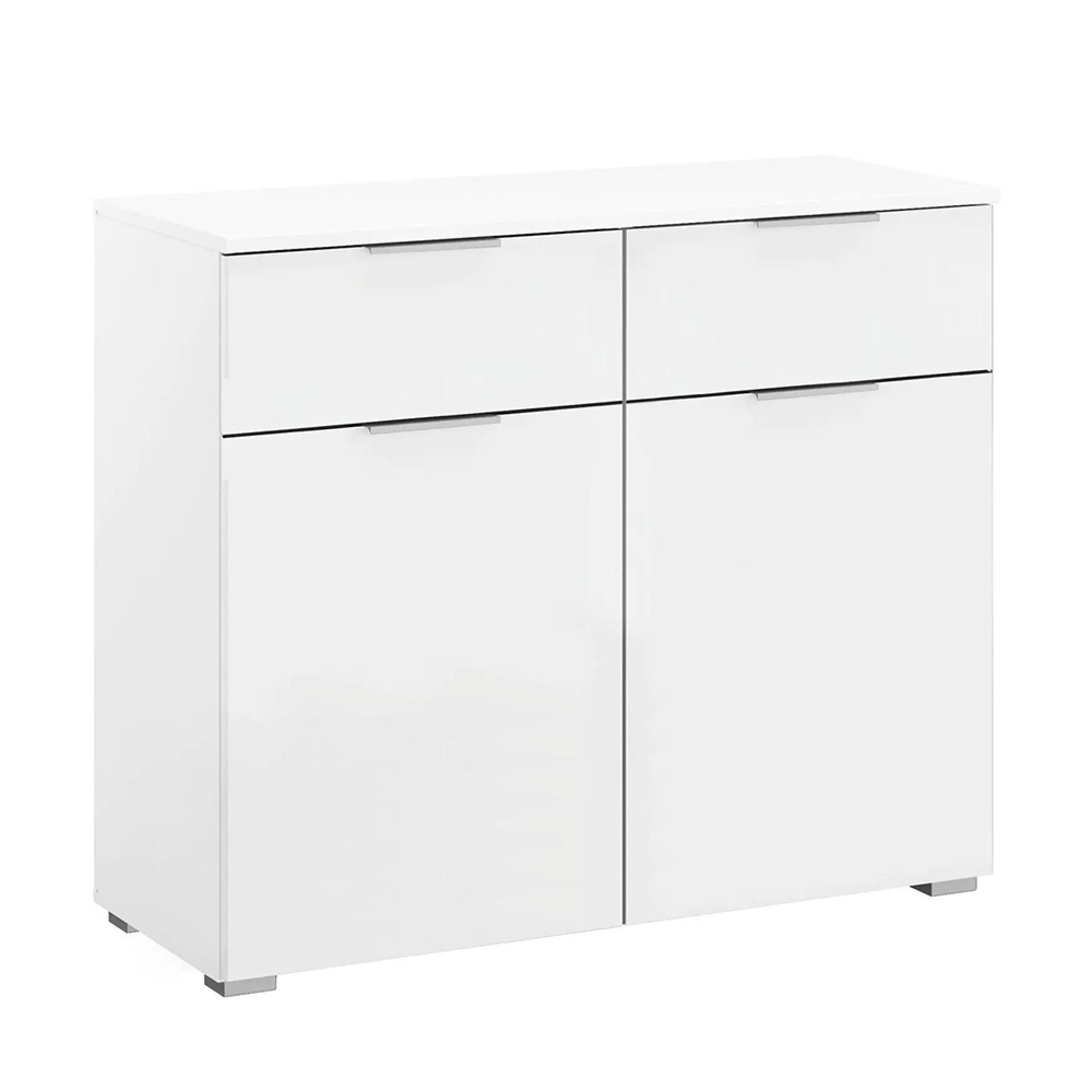 Rauch Alabama 2 Door Small Sideboard - 80cm - Alpine White