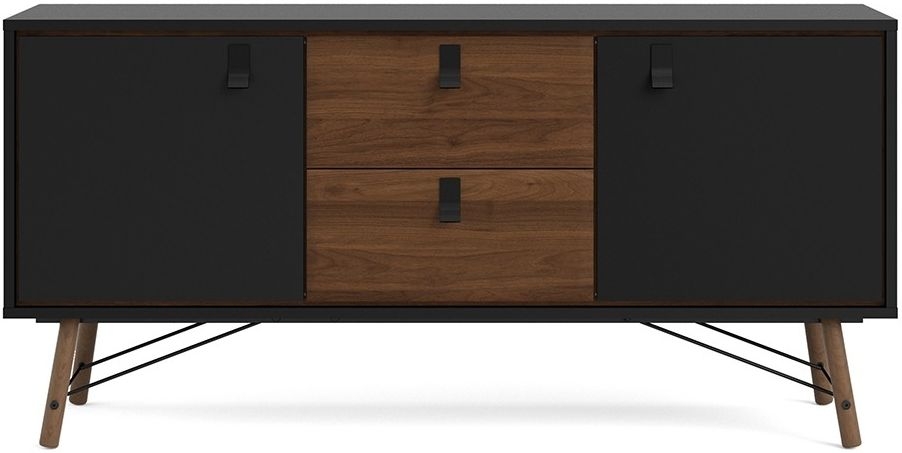 Ry Black 2 Door Medium Sideboard