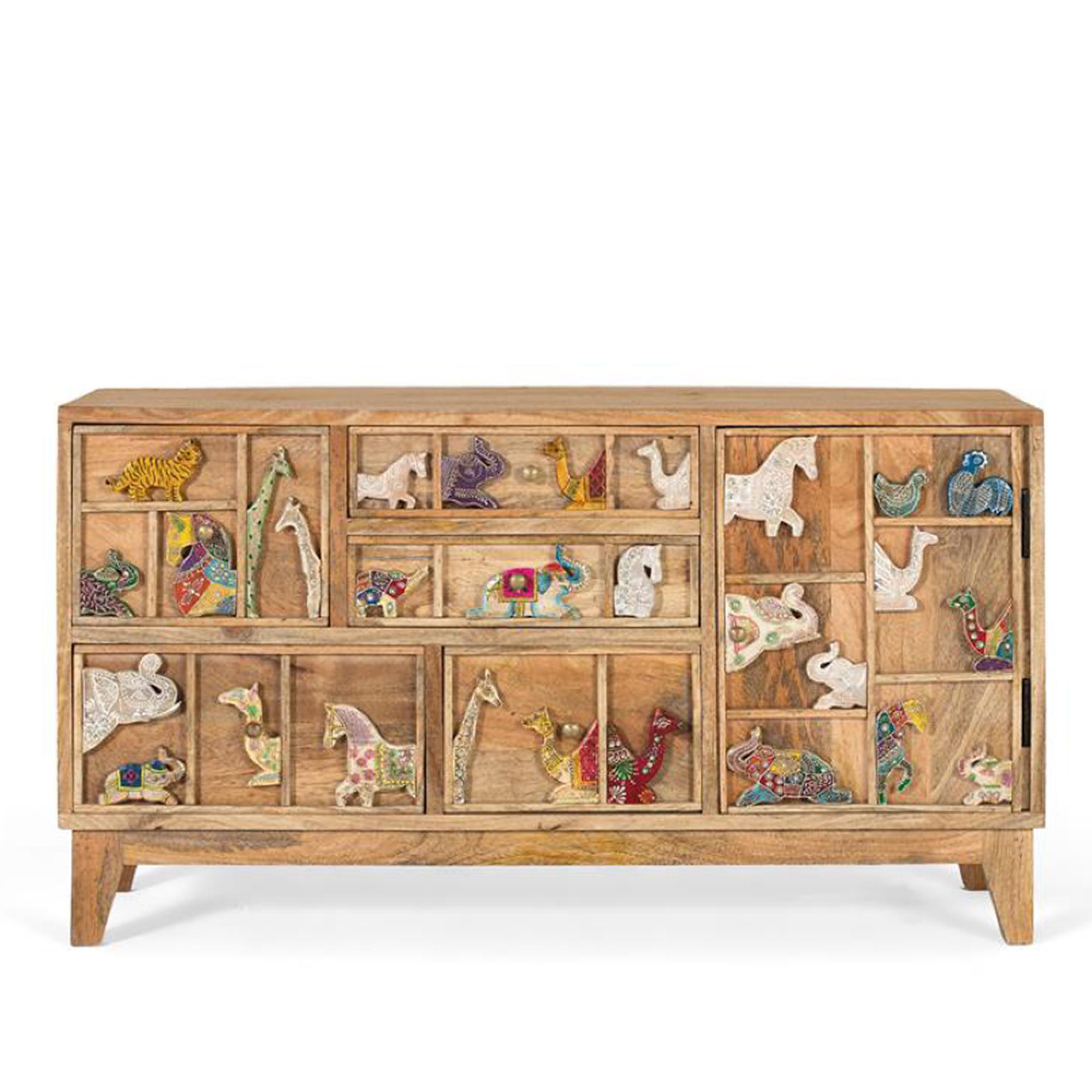 Safari Sideboard - Mango Wood - Small - 100cm