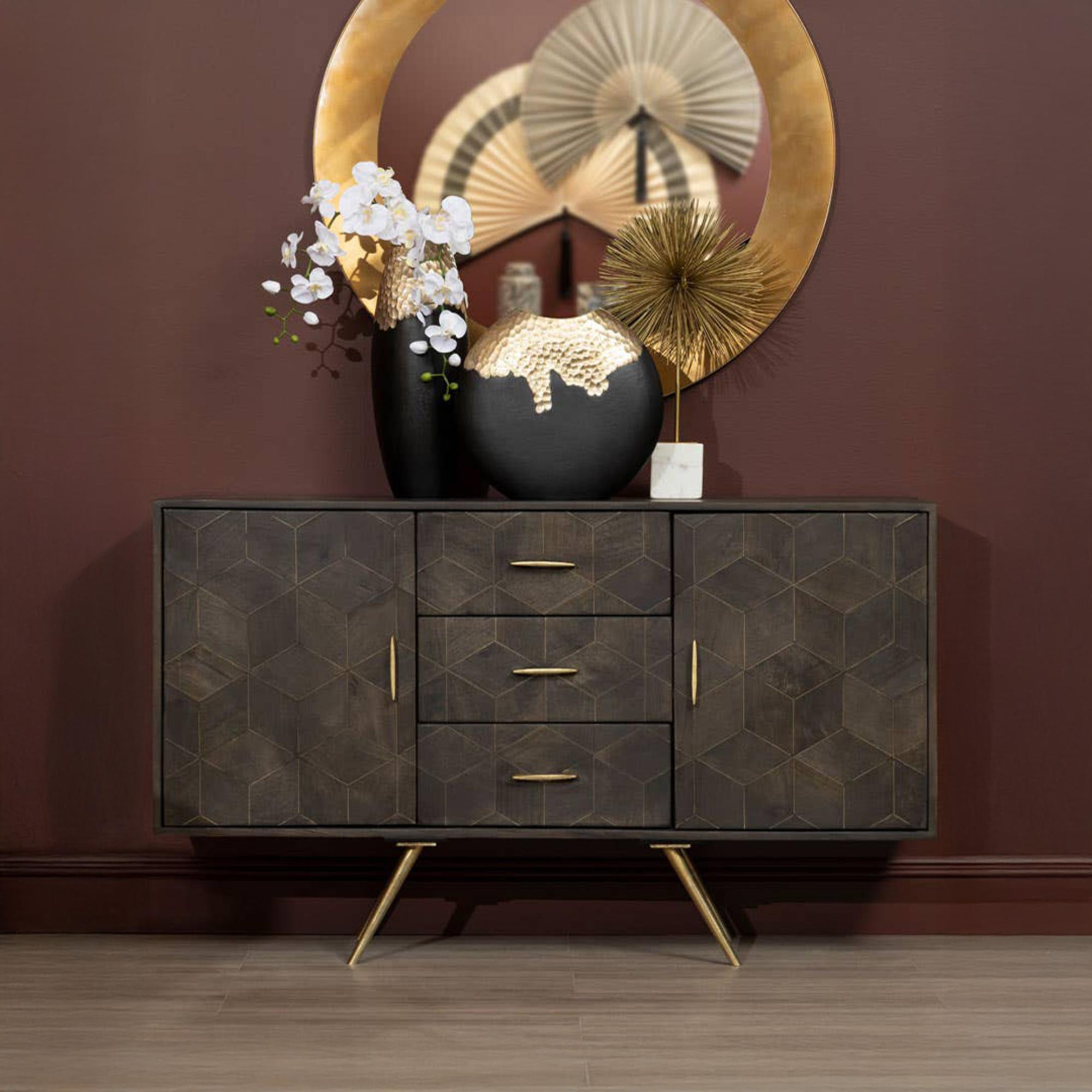 Sagor Sideboard - 2 Door - Medium - Mango Wood