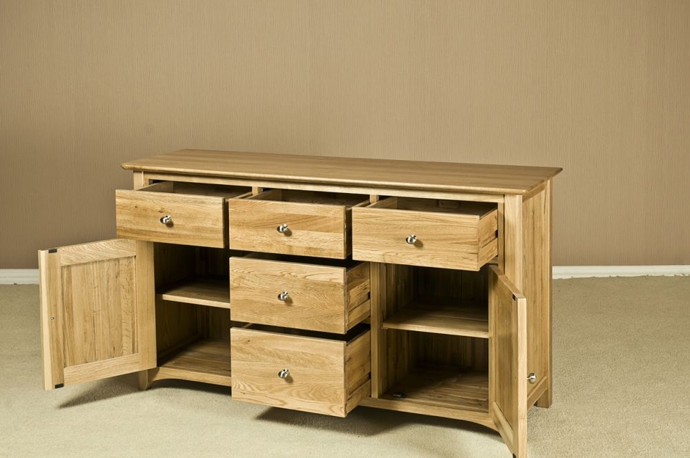 Shaker Oak Wide Sideboard
