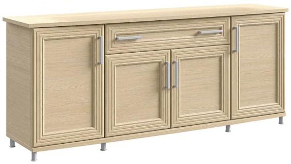 Sonia Light Oak Italian Extra Large Buffet Sideboard - 4 Doors
