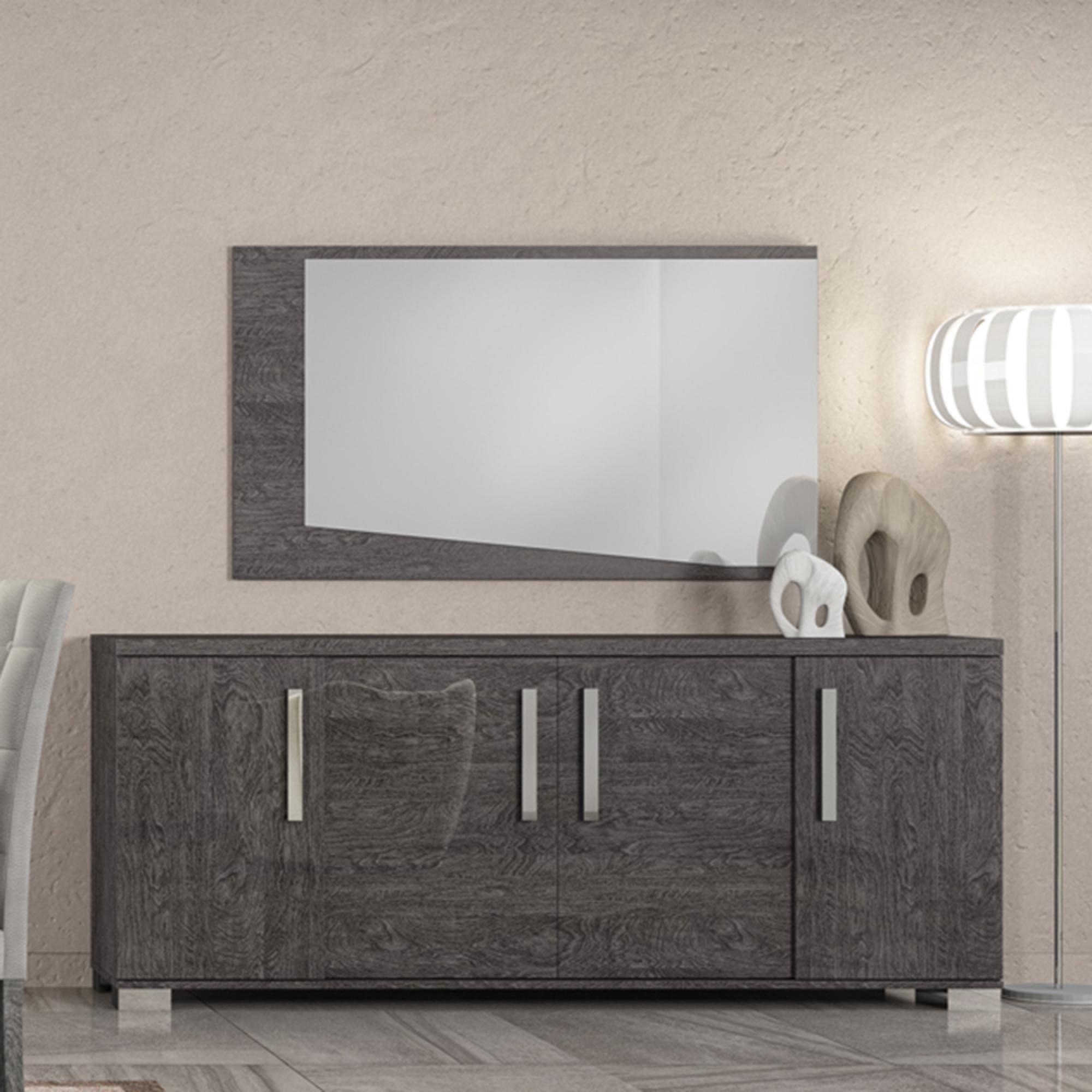 Status Sarah Day Buffet Sideboard - 202cm - 4 Doors - Grey Birch