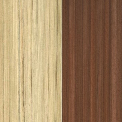 Cocobolo Front and Noche Walnut Base Unit