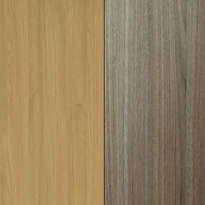 Modern Oak Front and Toronto Walnut Base Unit