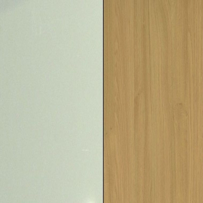 Mushroom Front and Modern Oak Base Unit