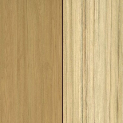 Modern Oak Front and Cocobolo Base Unit