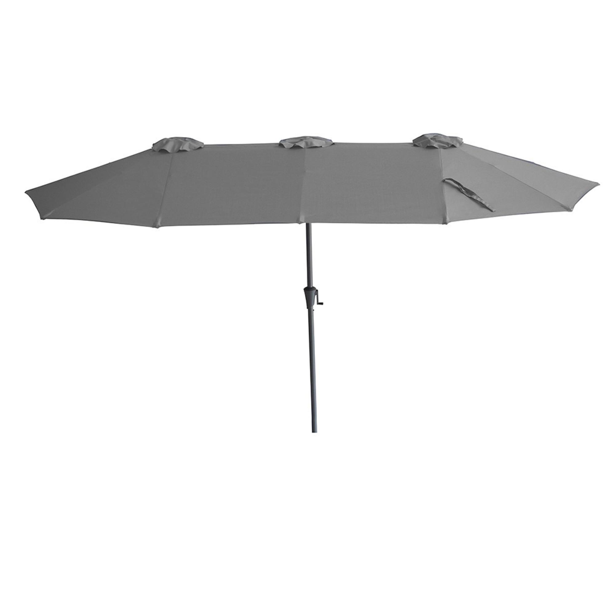 Capri Outdoor Parasol - 2.2cm x 4cm - Charcoal Grey