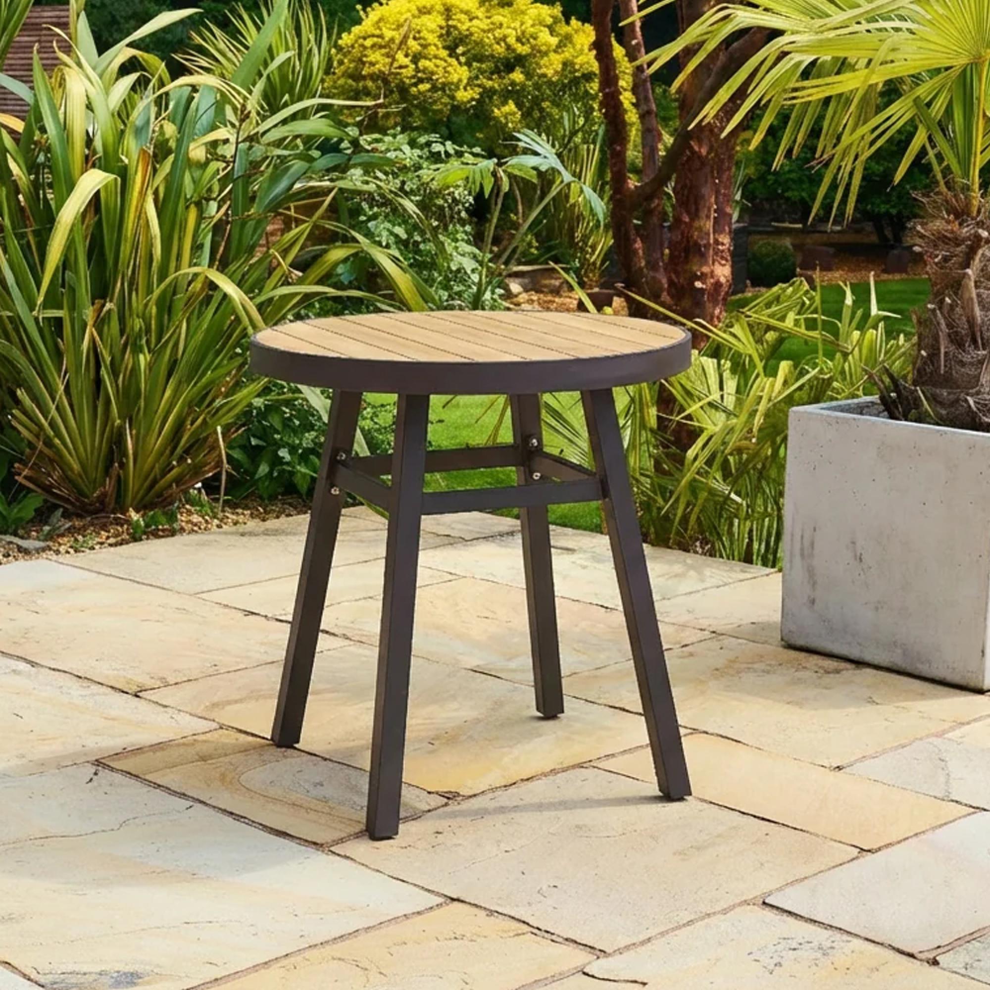Bali Garden Bistro Set - Round - 2 Chairs