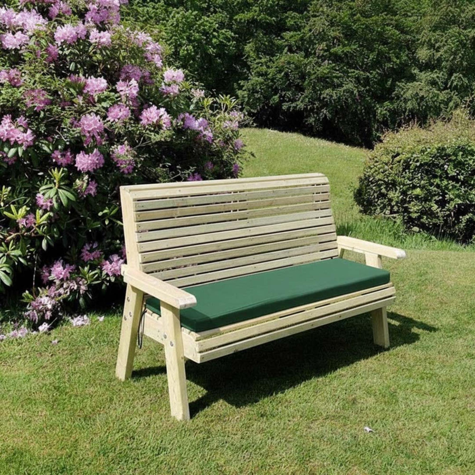 Churnet Valley Ergonomic Redwood 3 Seater Garden Bench