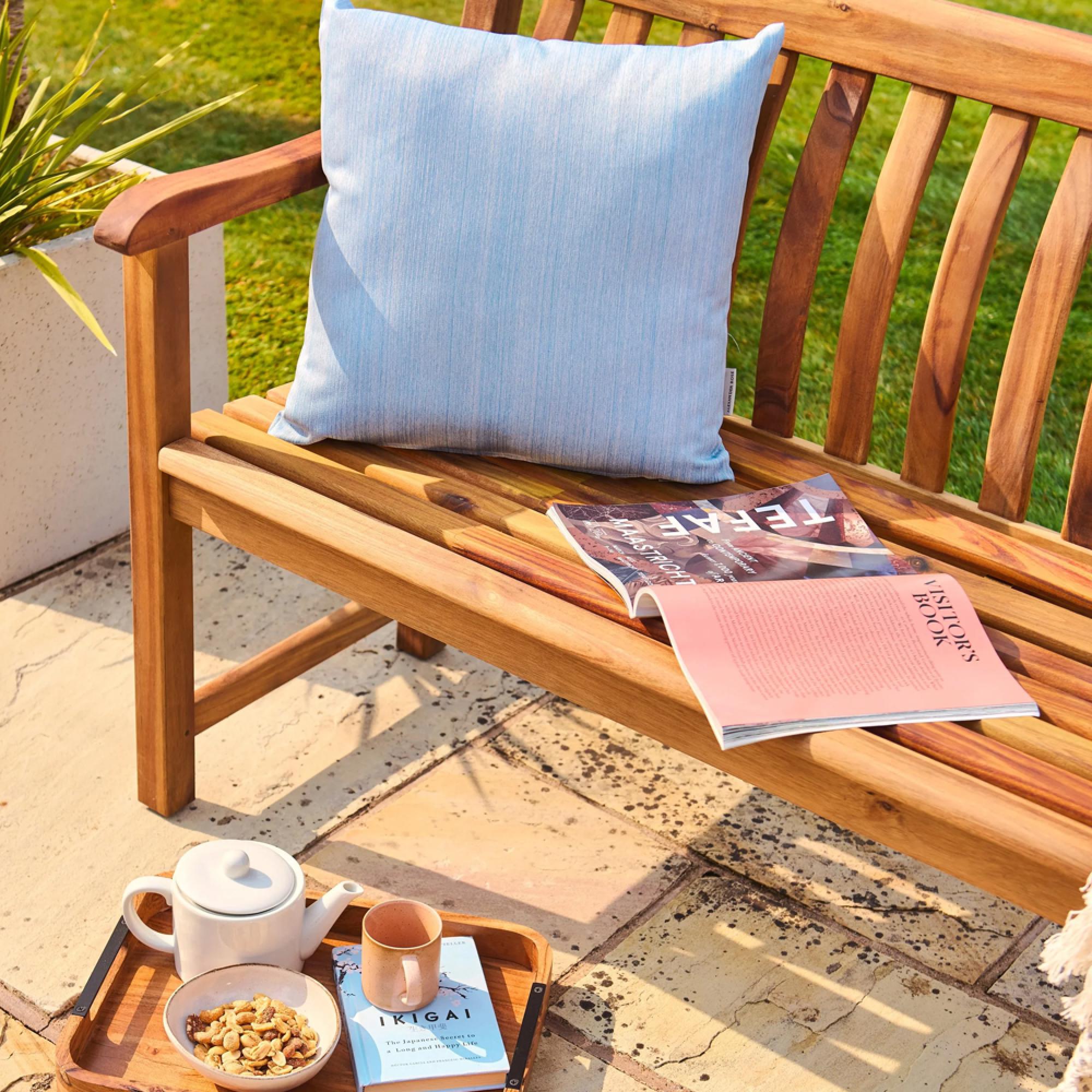 Redcliffe Garden Bench - Broadfield - 4ft - Acacia Wood