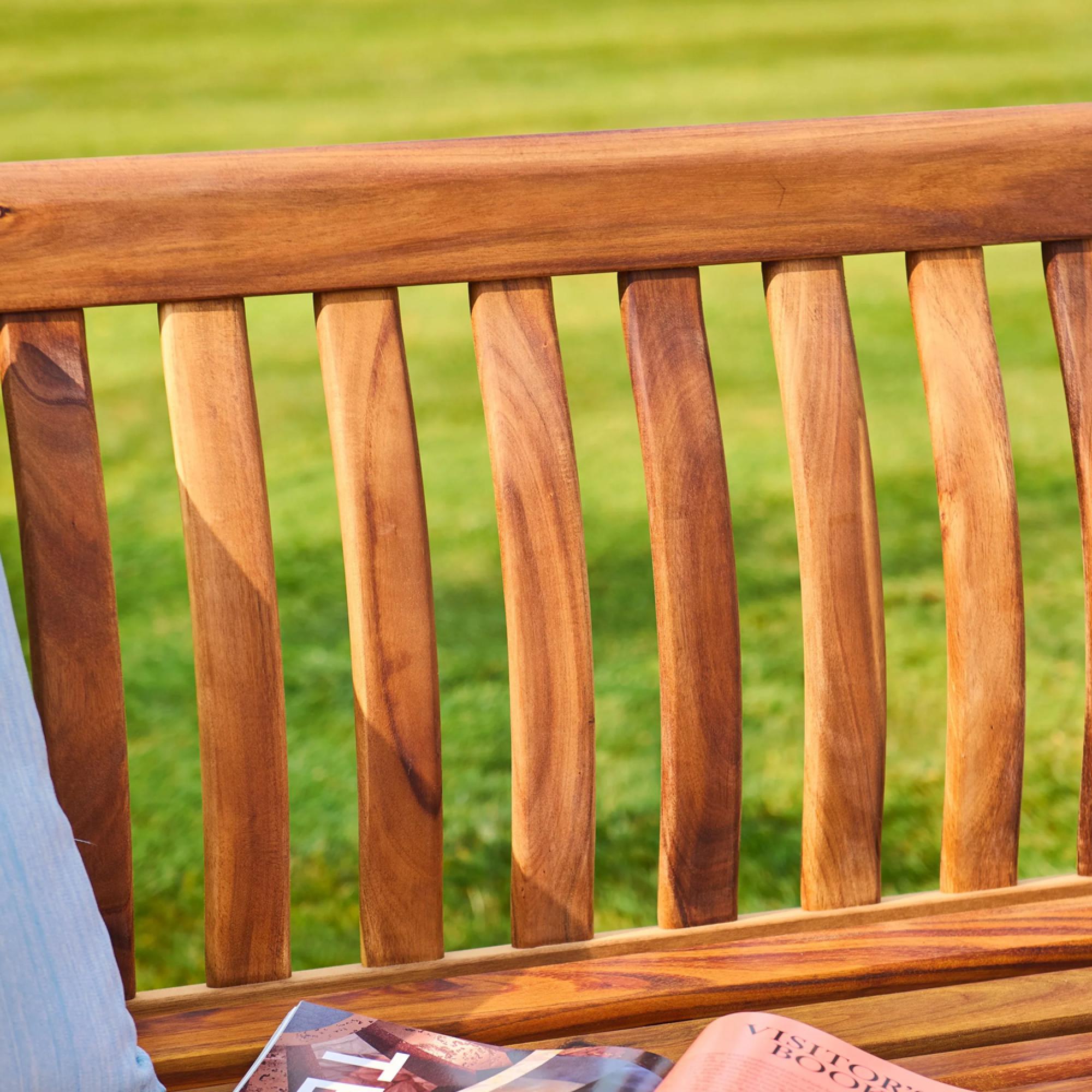 Redcliffe Garden Bench - Broadfield - 4ft - Acacia Wood