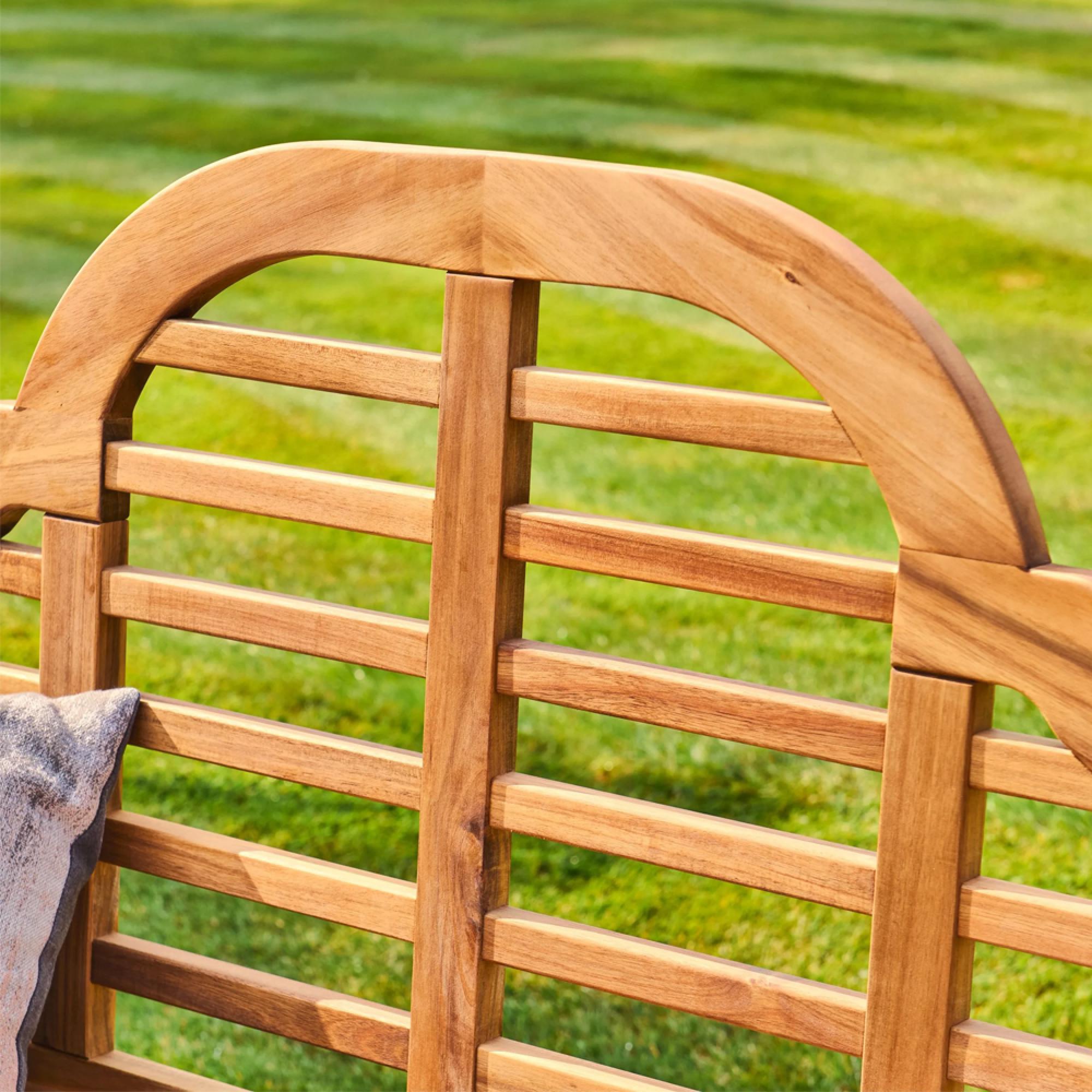 Redcliffe Garden Bench - Lutyens - 6ft - Acacia Wood