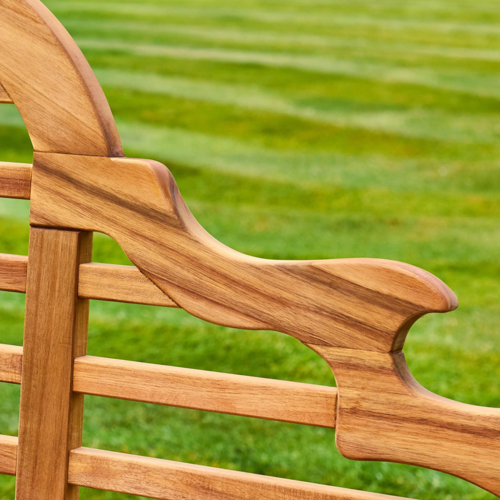 Redcliffe Garden Bench - Lutyens - 6ft - Acacia Wood