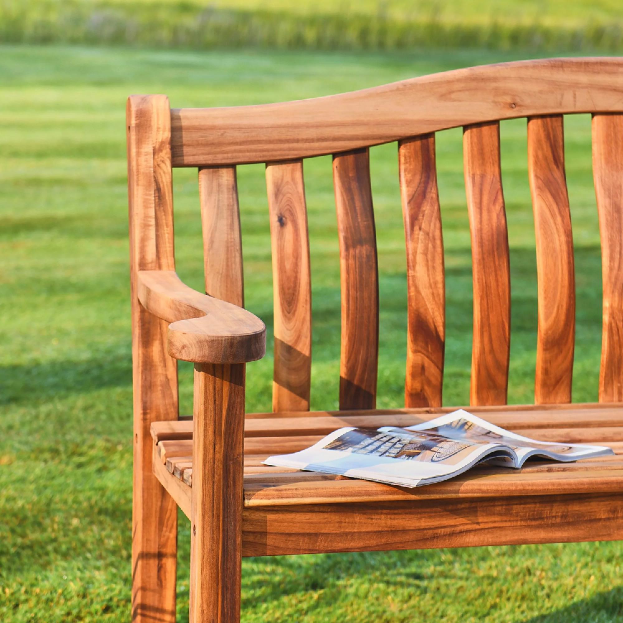 Redcliffe Garden Bench - Turnberry - 4ft - Acacia Wood