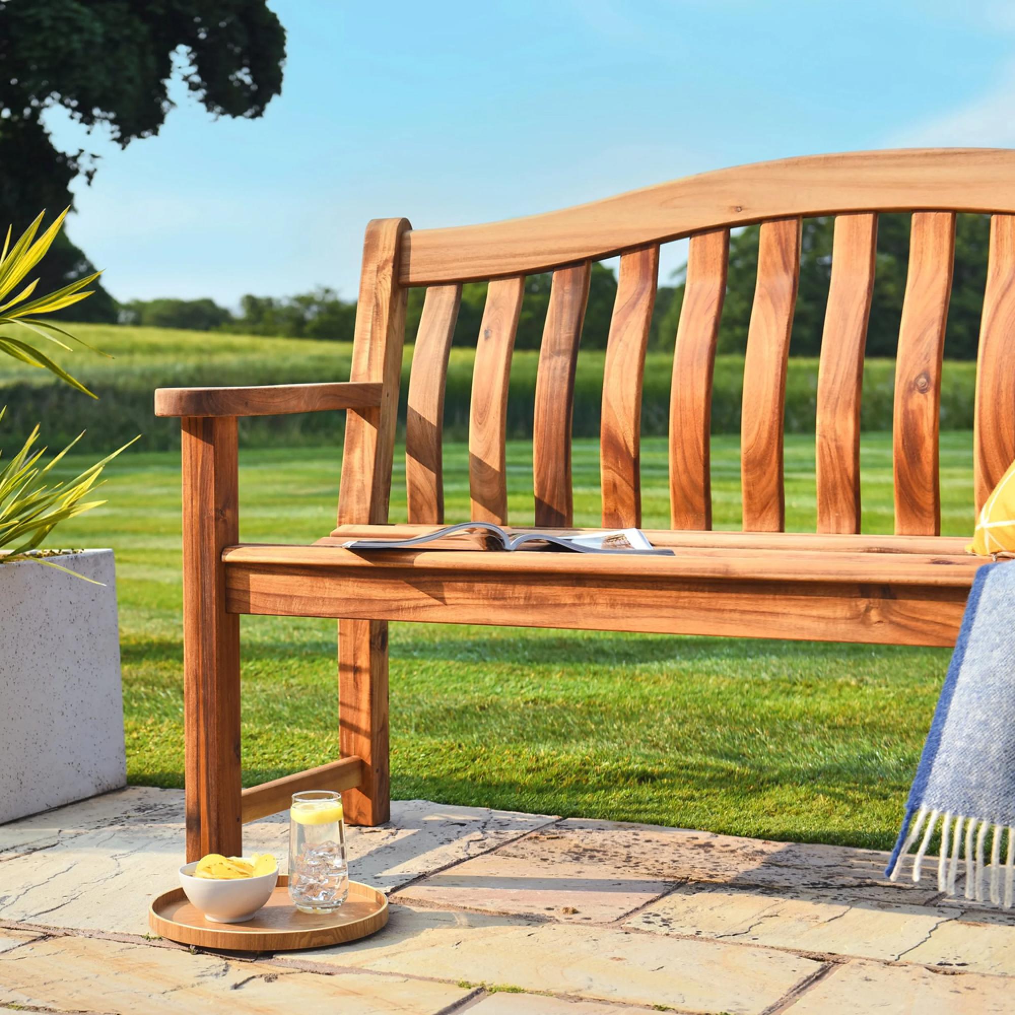 Redcliffe Garden Bench - Turnberry - 5ft - Acacia Wood