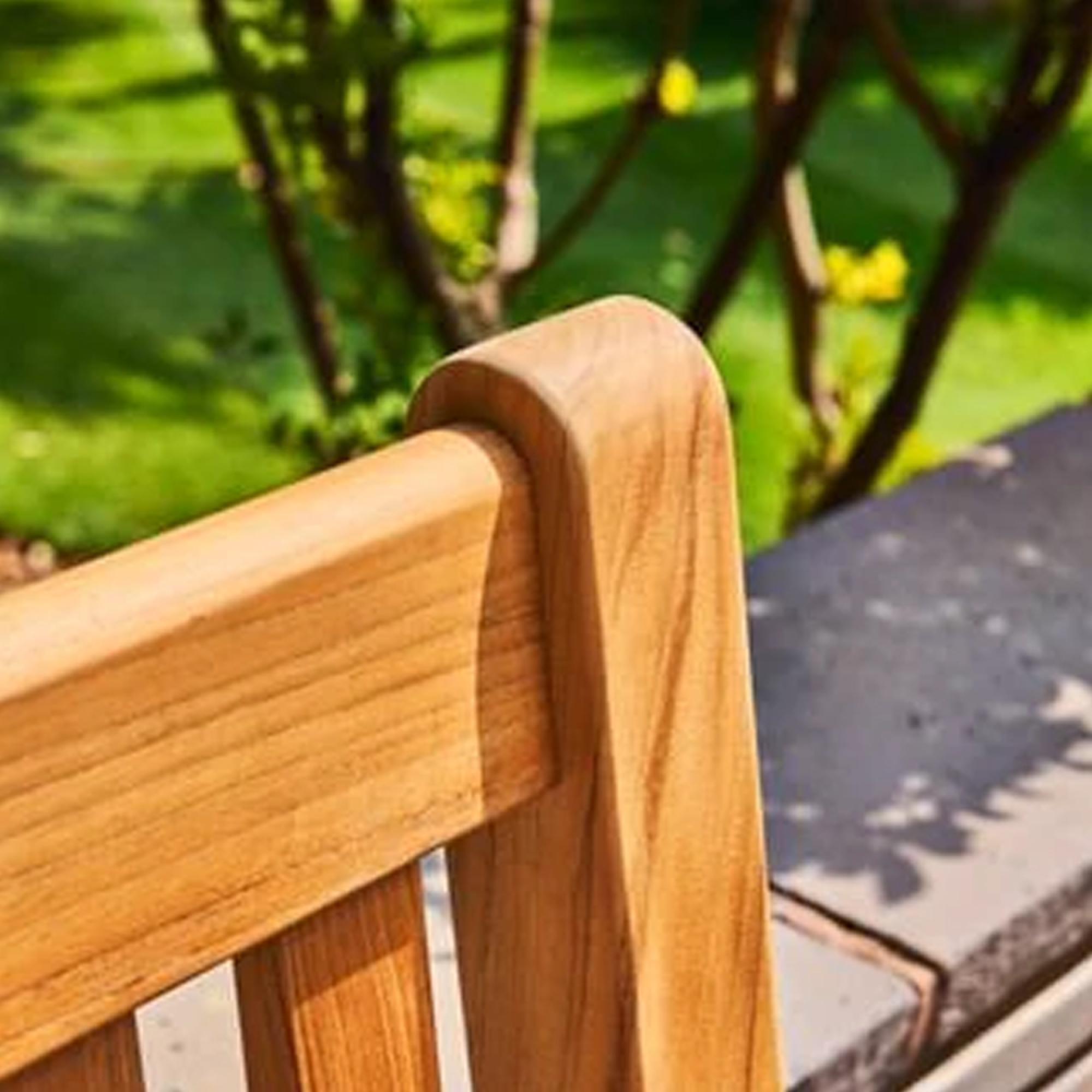 Royal Park Garden Bench - 8ft - Teak Wood