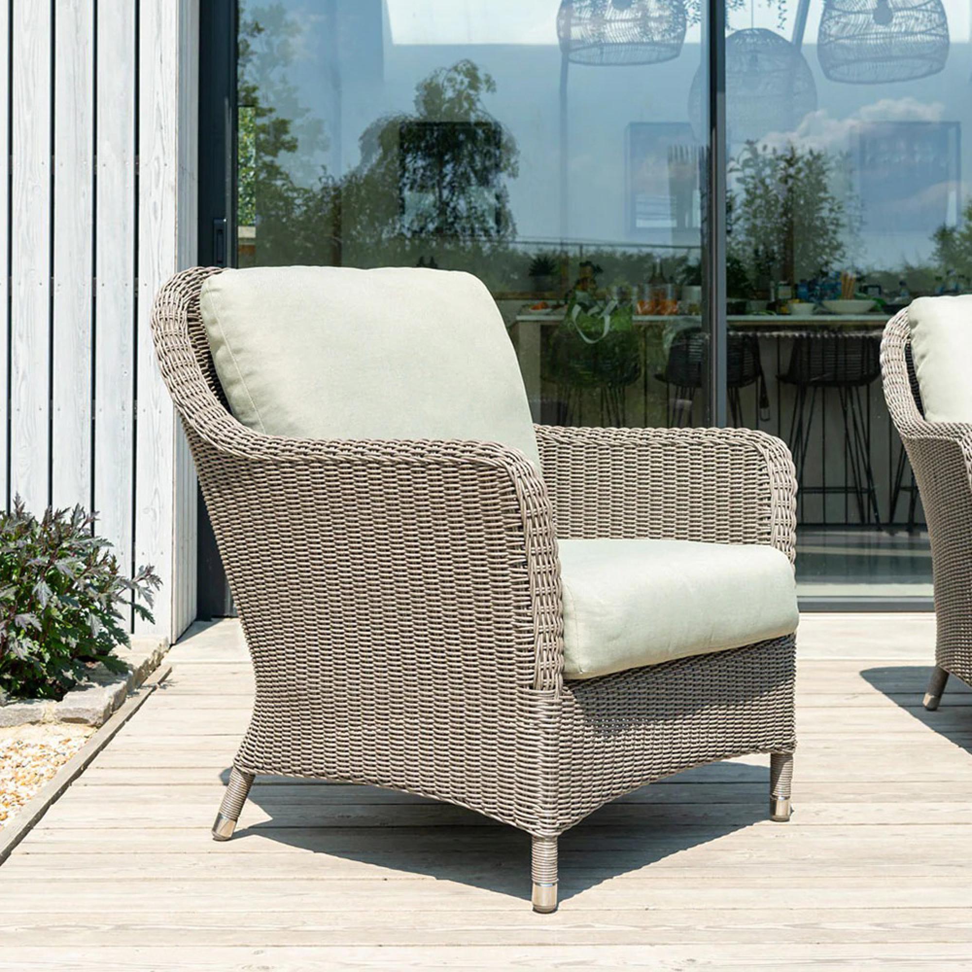 Hazelmere Lounge Chair - Garden - Grey Weave