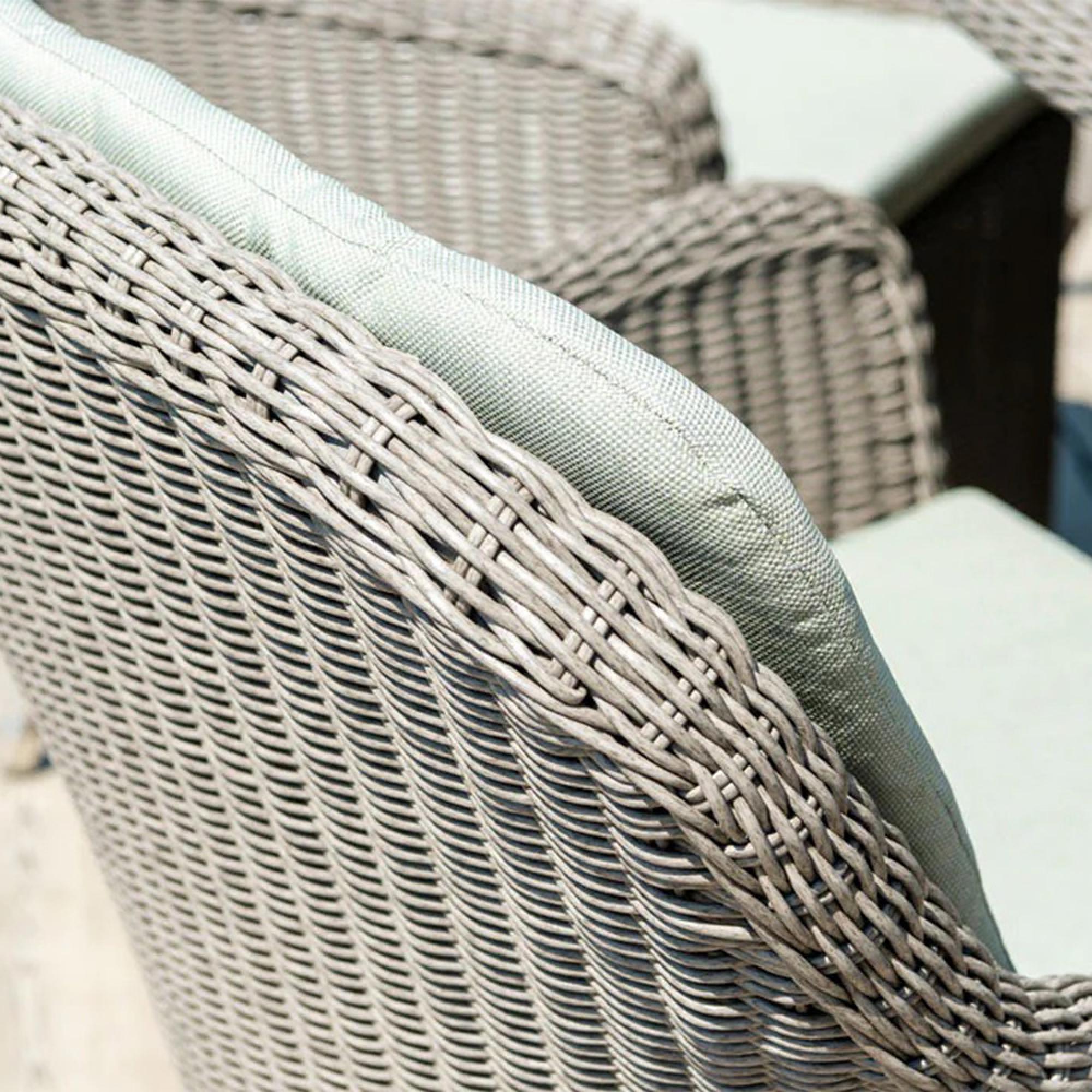Hazelmere Dining Armchair - Garden - Grey Weave