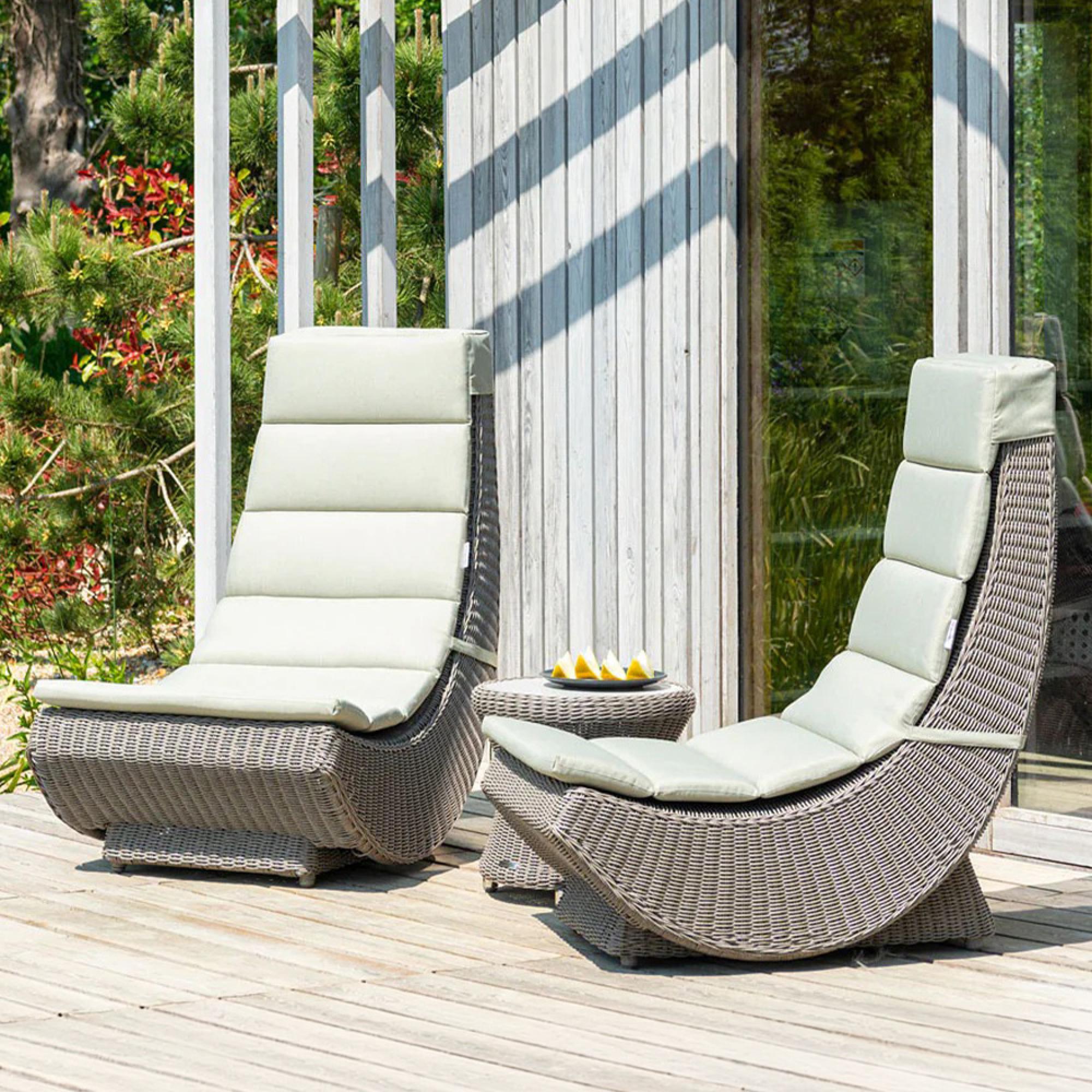 Hazelmere Lazy Chair - Garden - Grey Weave