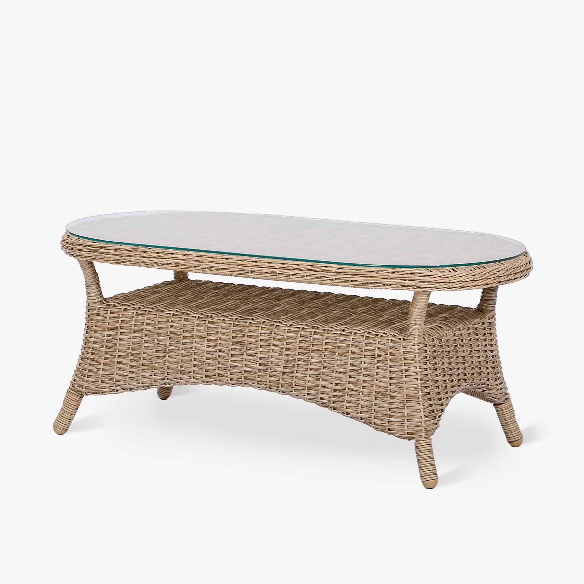 Brayford Outdoor Coffee Table Natural Rattan