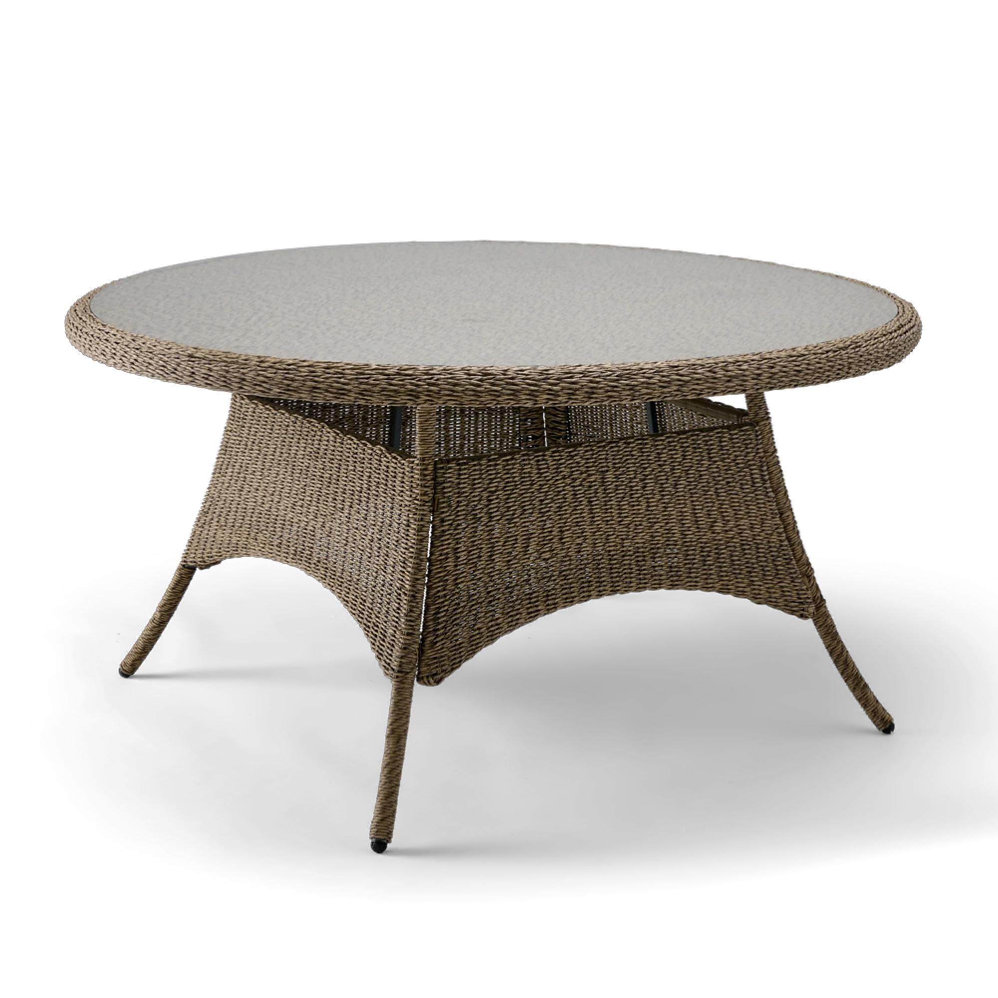 Arlington Dining Table - 6 Seater - 150cm - Round - Luxury Rattan