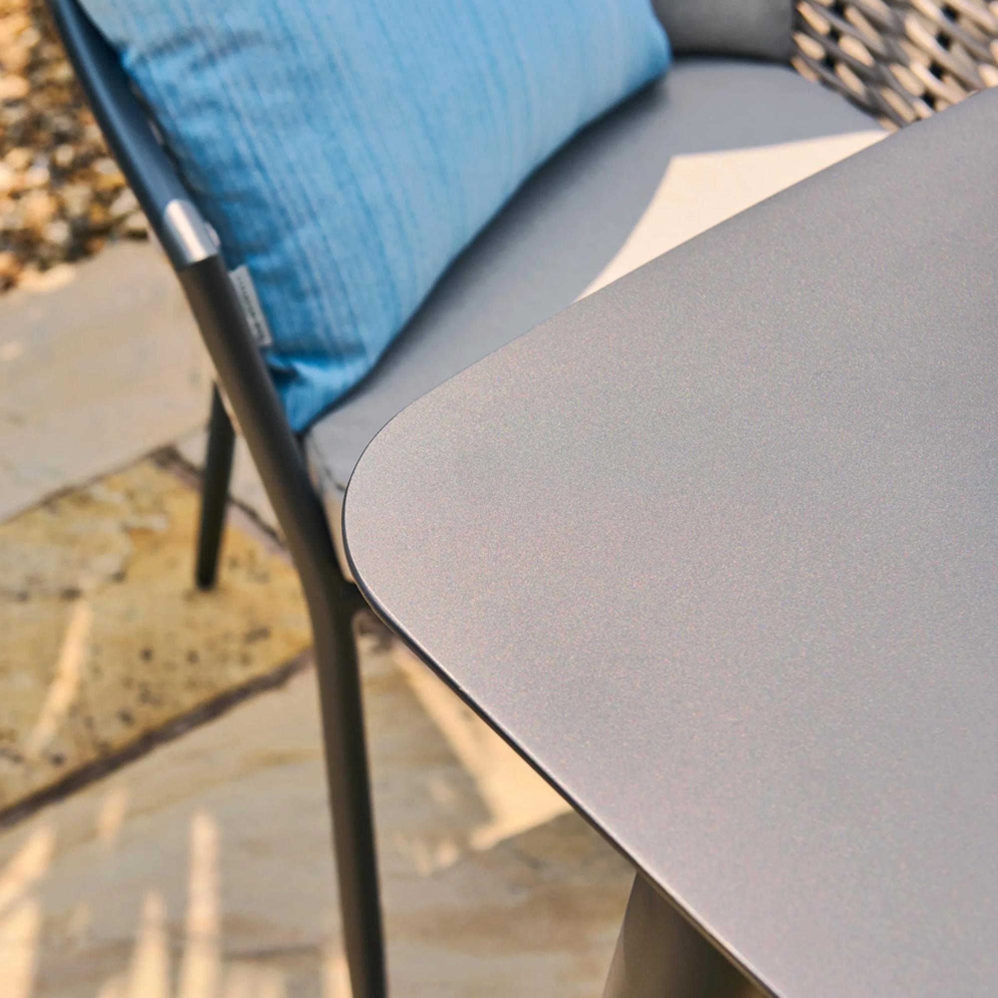 Pavilion Dining Table - 6 Seater - 180cm - Aluminium