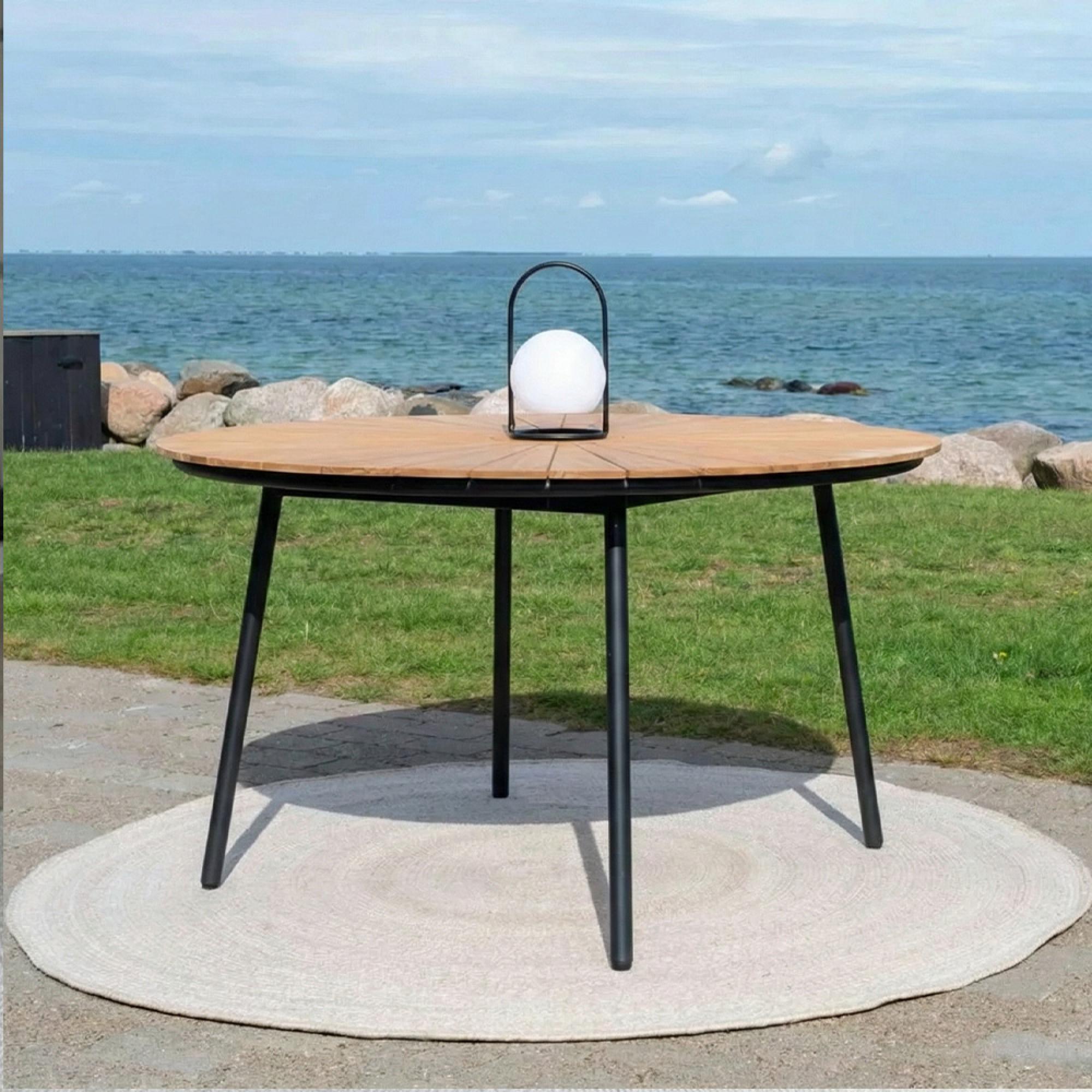 Cleveland Round Garden Dining Table - 4 Seater - 130cm - Teak Wood