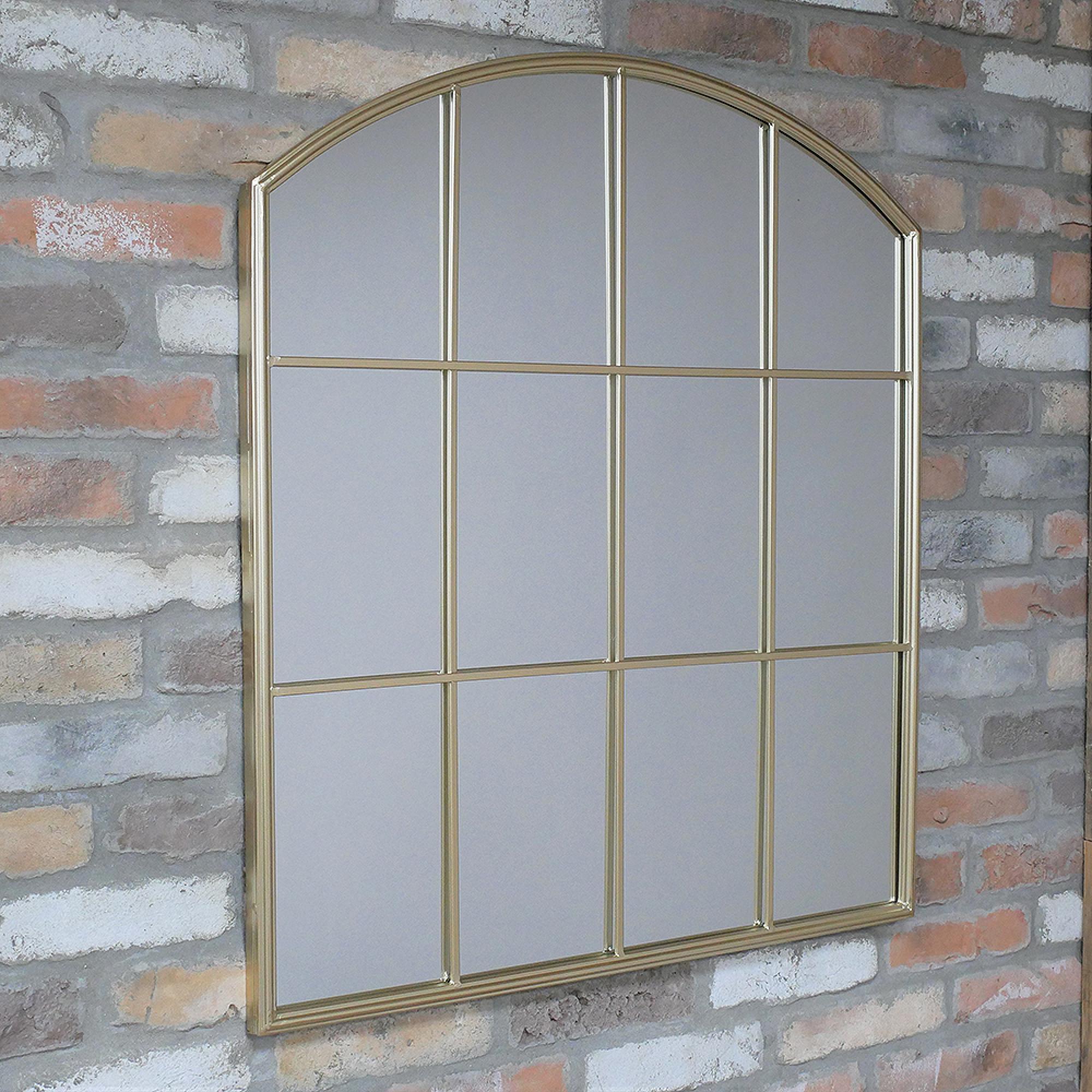 Gold Metal Frame Wall Mirror