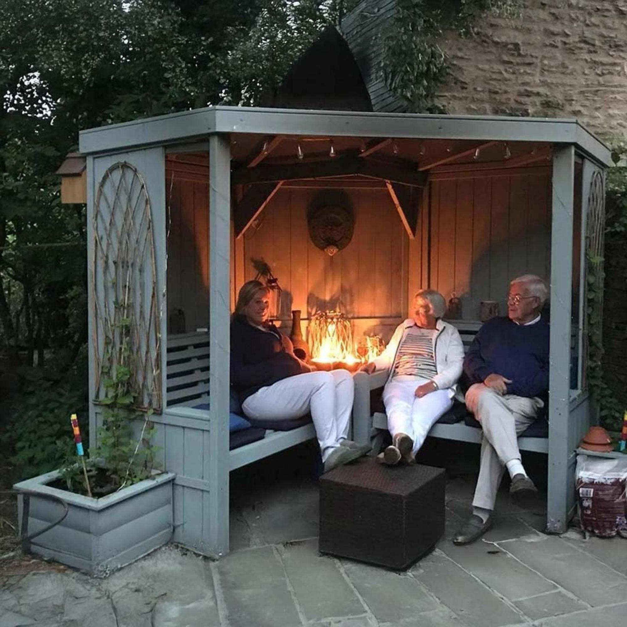 Churnet Valley Four Seasons Timber Wood Garden Room with Decking