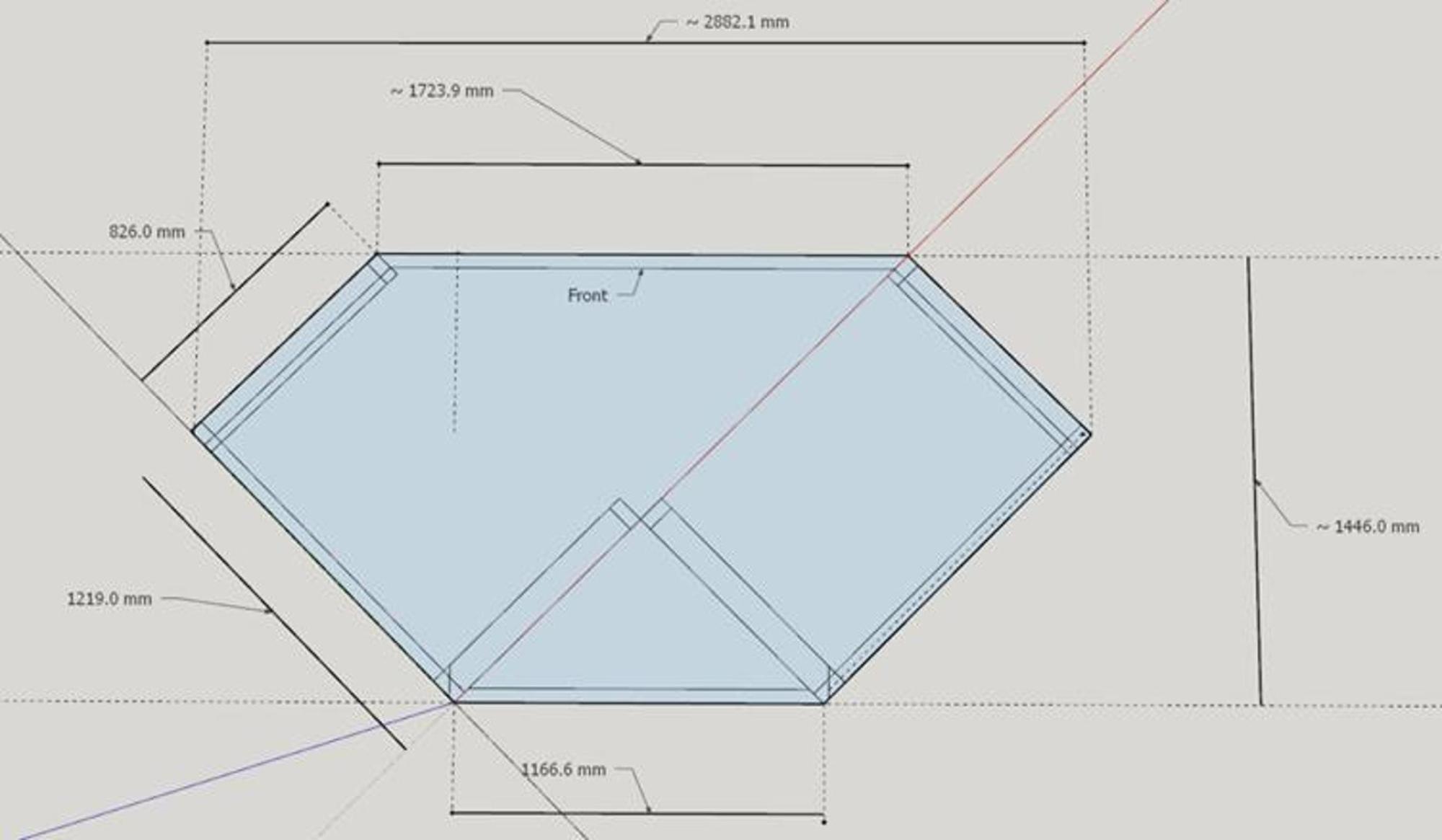 Churnet Valley Clementine Redwood 4 Seater Corner Garden Arbour