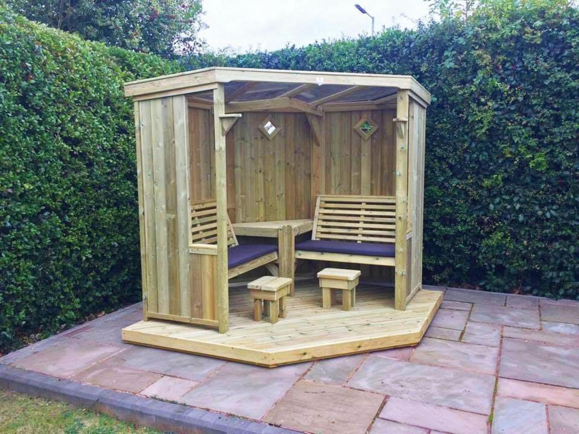 Churnet Valley Four Seasons Timber Wood Garden Room without Decking