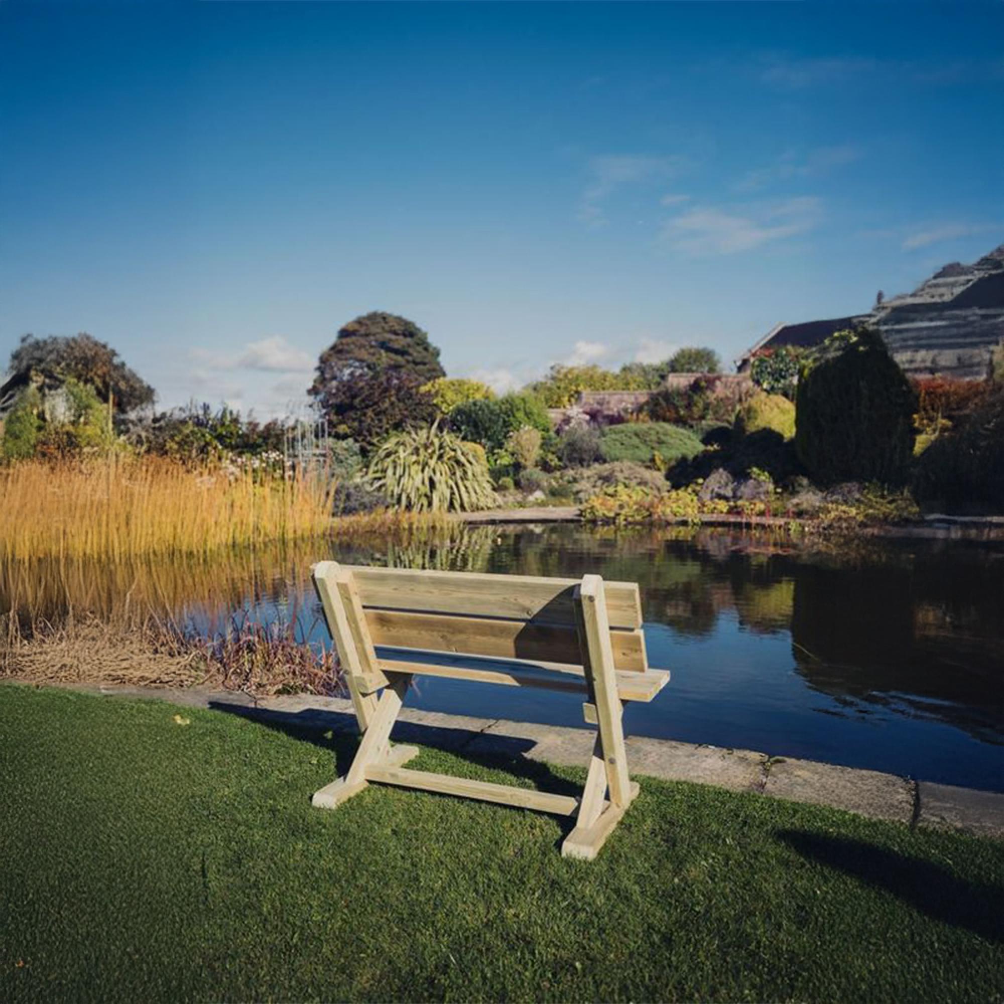 Churnet Valley Ashcome Redwood 2 Seater Garden Bench