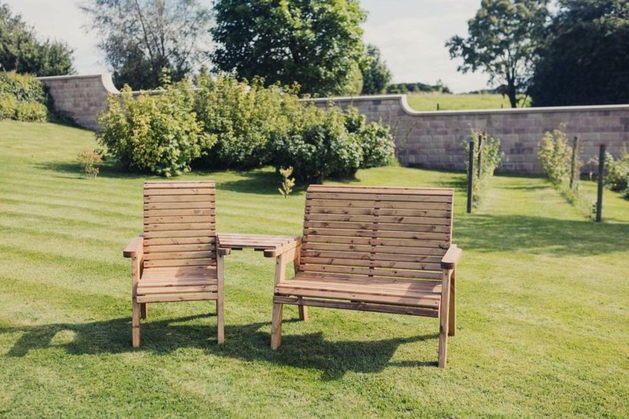Churnet Valley Redwood Angled Garden Trio Set