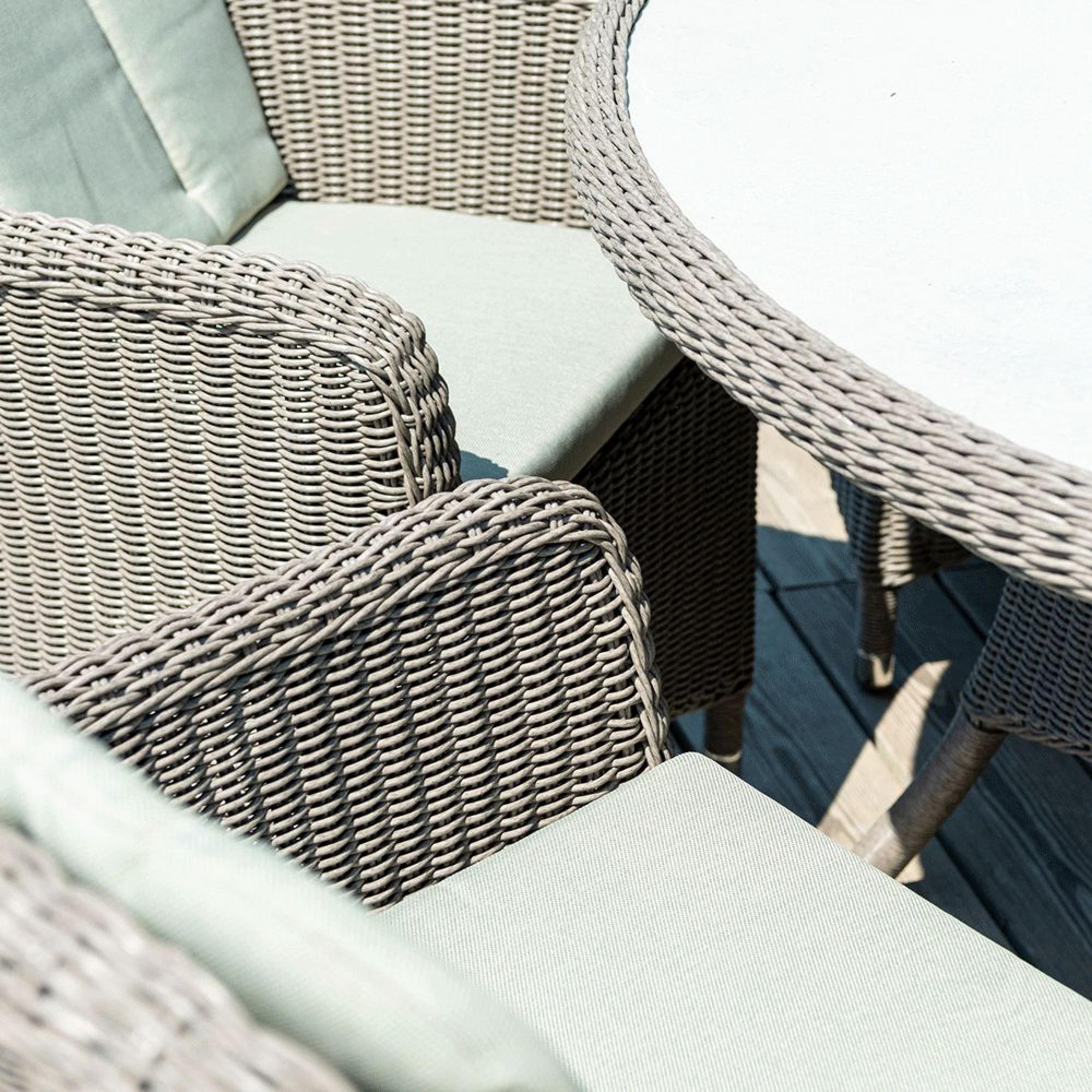 Hazelmere Dining Armchair - Garden - Grey Weave