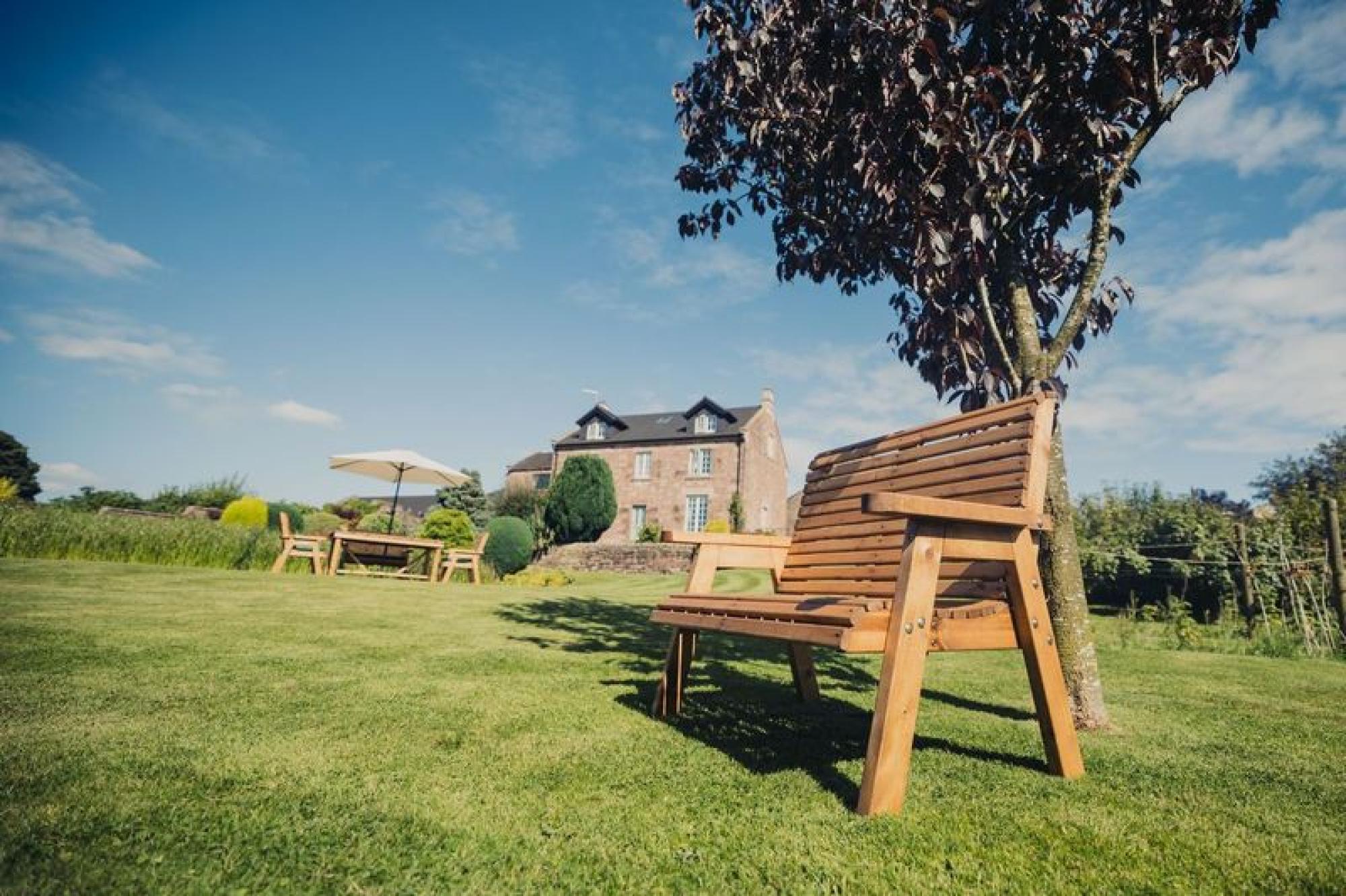 Churnet Valley Redwood 2 Seater Garden Bench