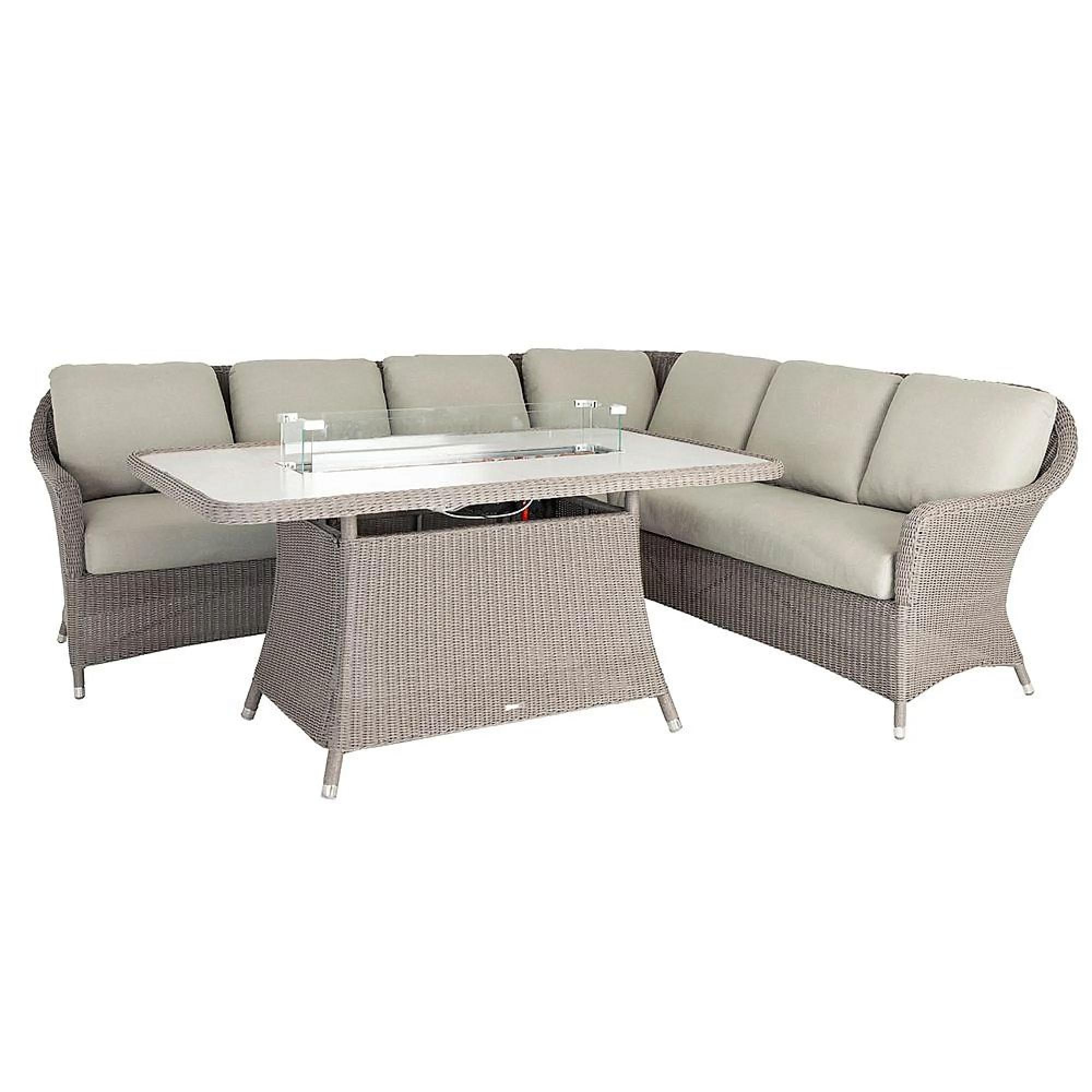 Hazelmere Casual Dining Set - 8 Seater - 225cm - Garden - Grey Weave